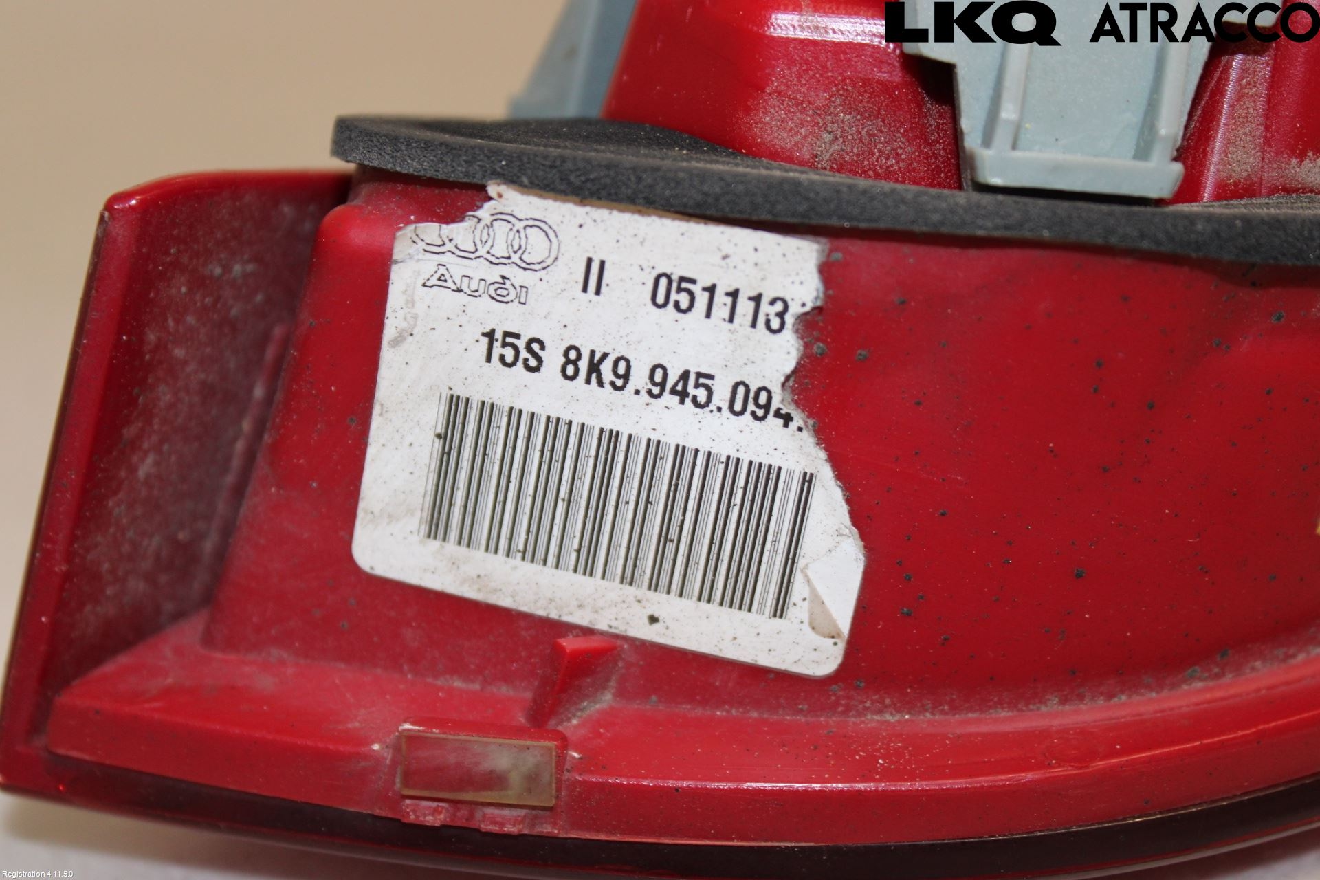 Audi A4 12-15 Bakljus Lucka Hö