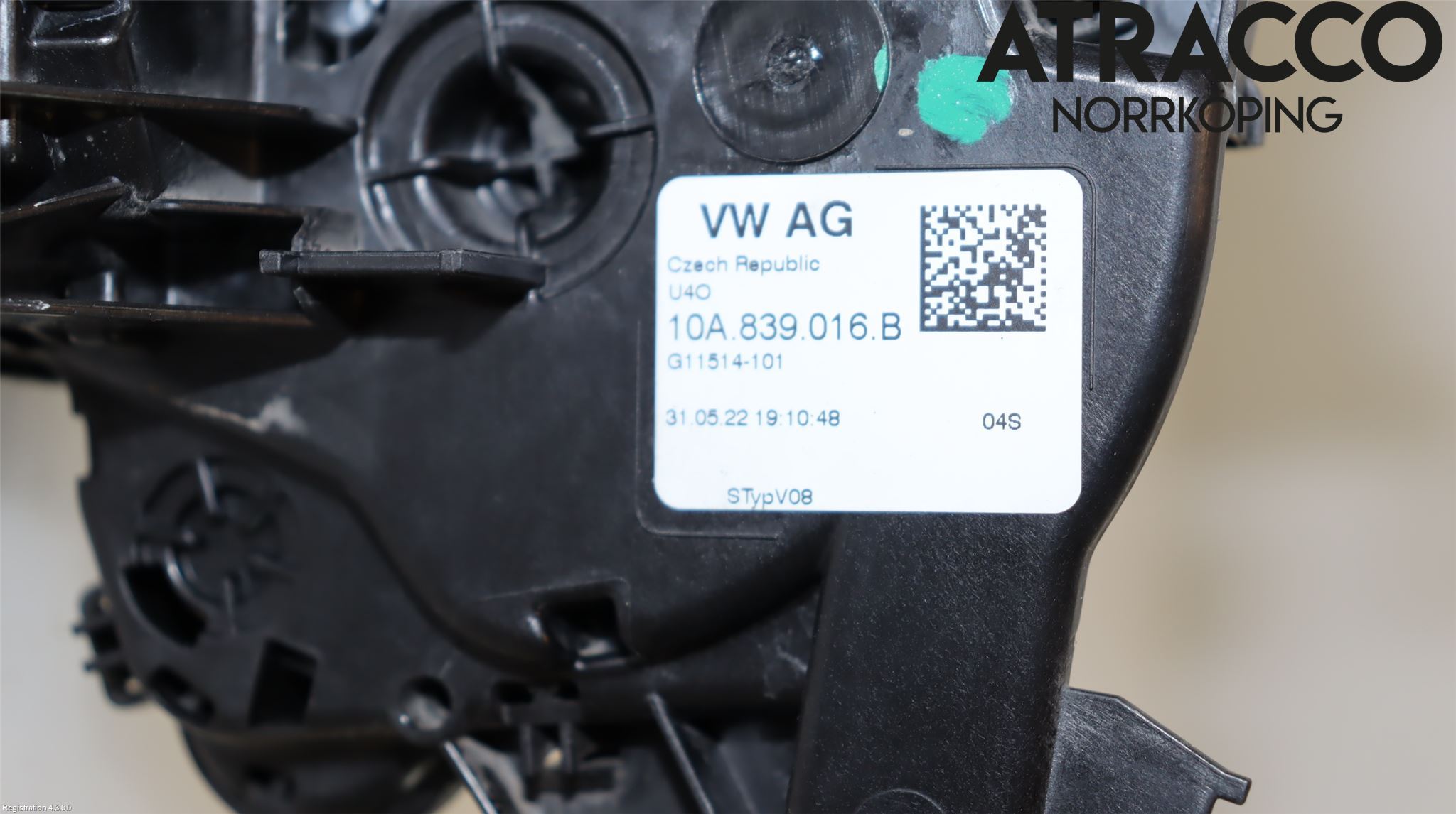 Volkswagen VW ID.3 21- Låskista-Dörrlås