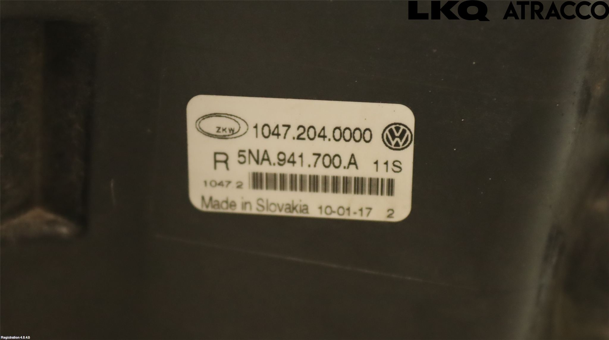 Volkswagen VW TIGUAN 16-24 Dimljus-Varselljus Fram