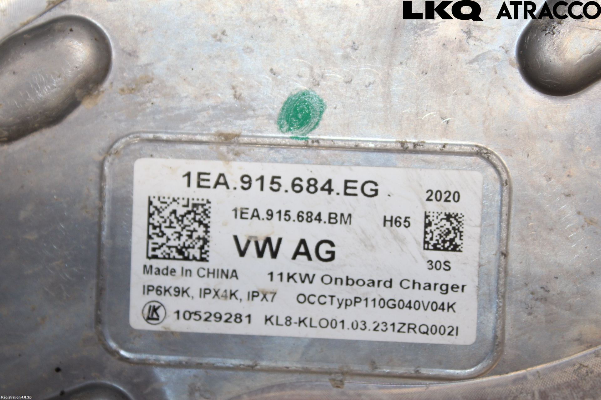 Volkswagen VW ID.3 21- Batteriladdare Högspänning