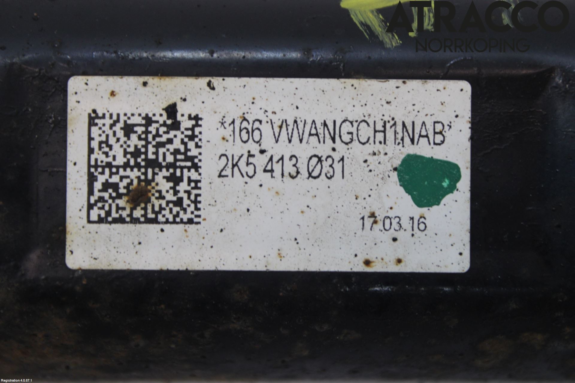 Volkswagen VW CADDY 16-20 Fjäderben Fram Höger