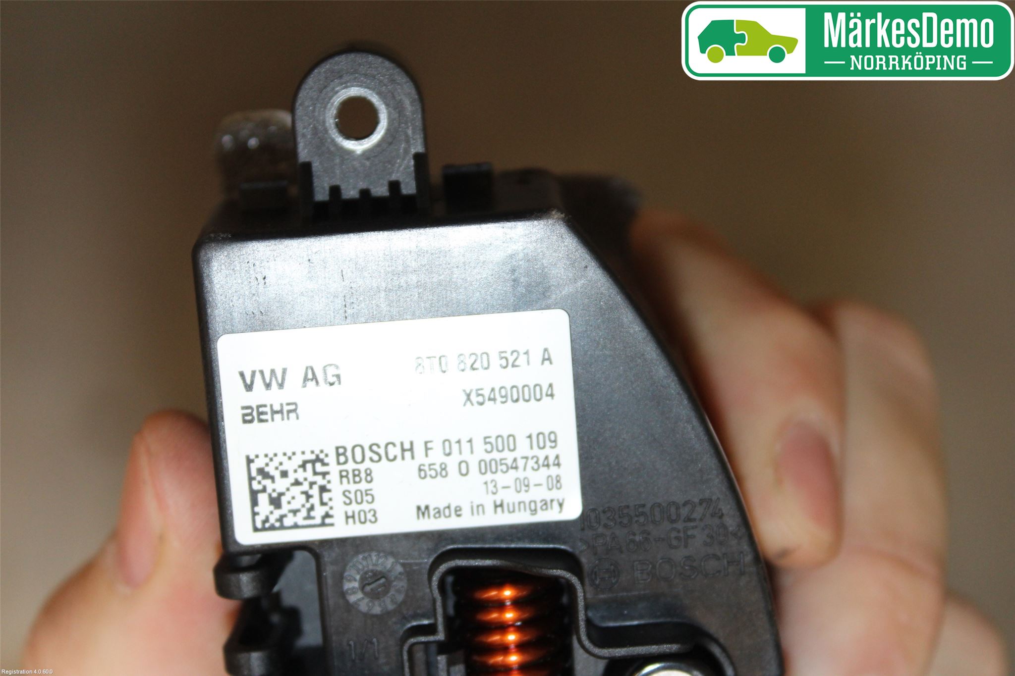 Audi A4 12-15 Värmefläktsmotstånd