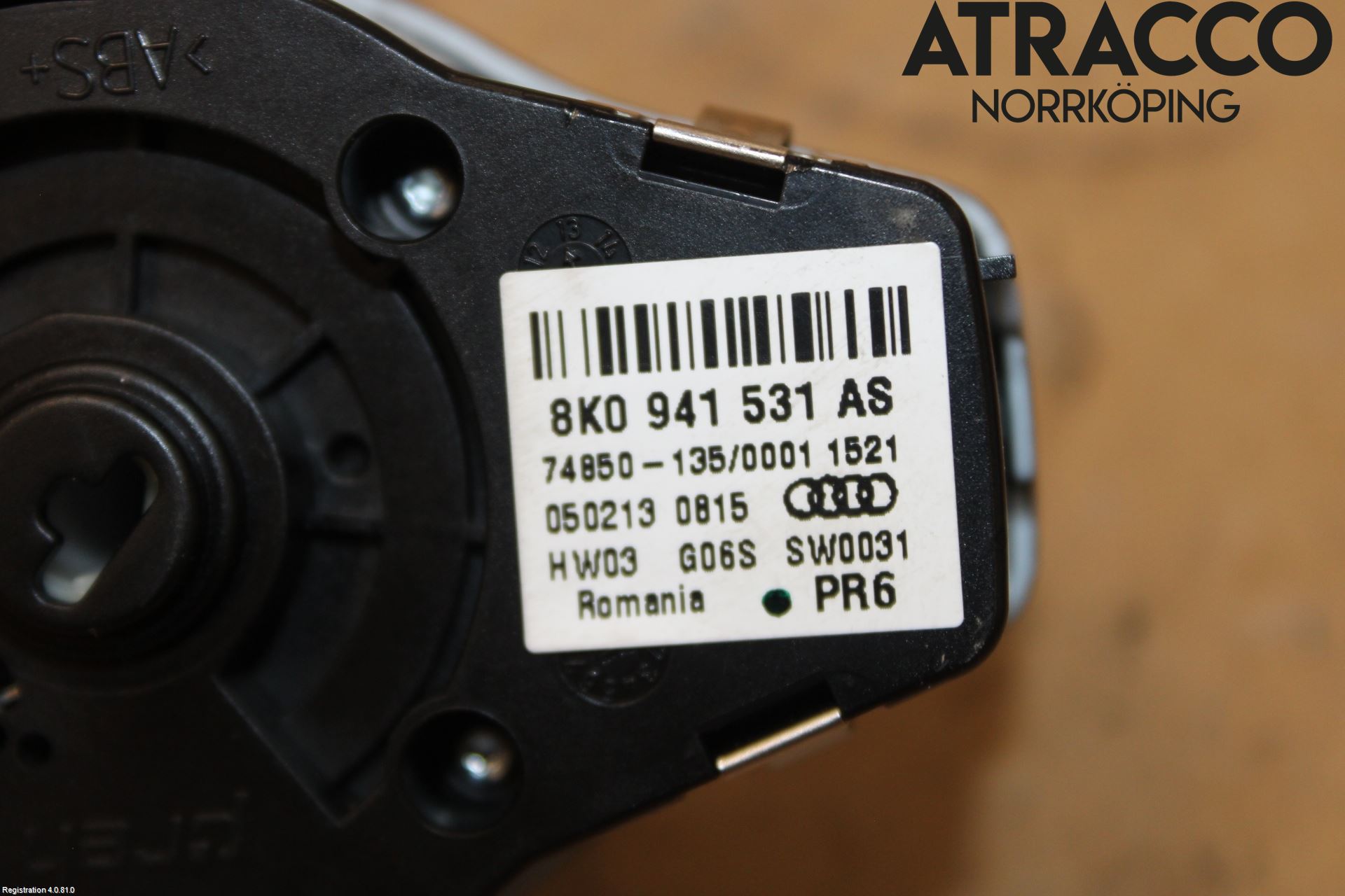 Audi A4 ALLROAD 09-16 Strömställare Ljus