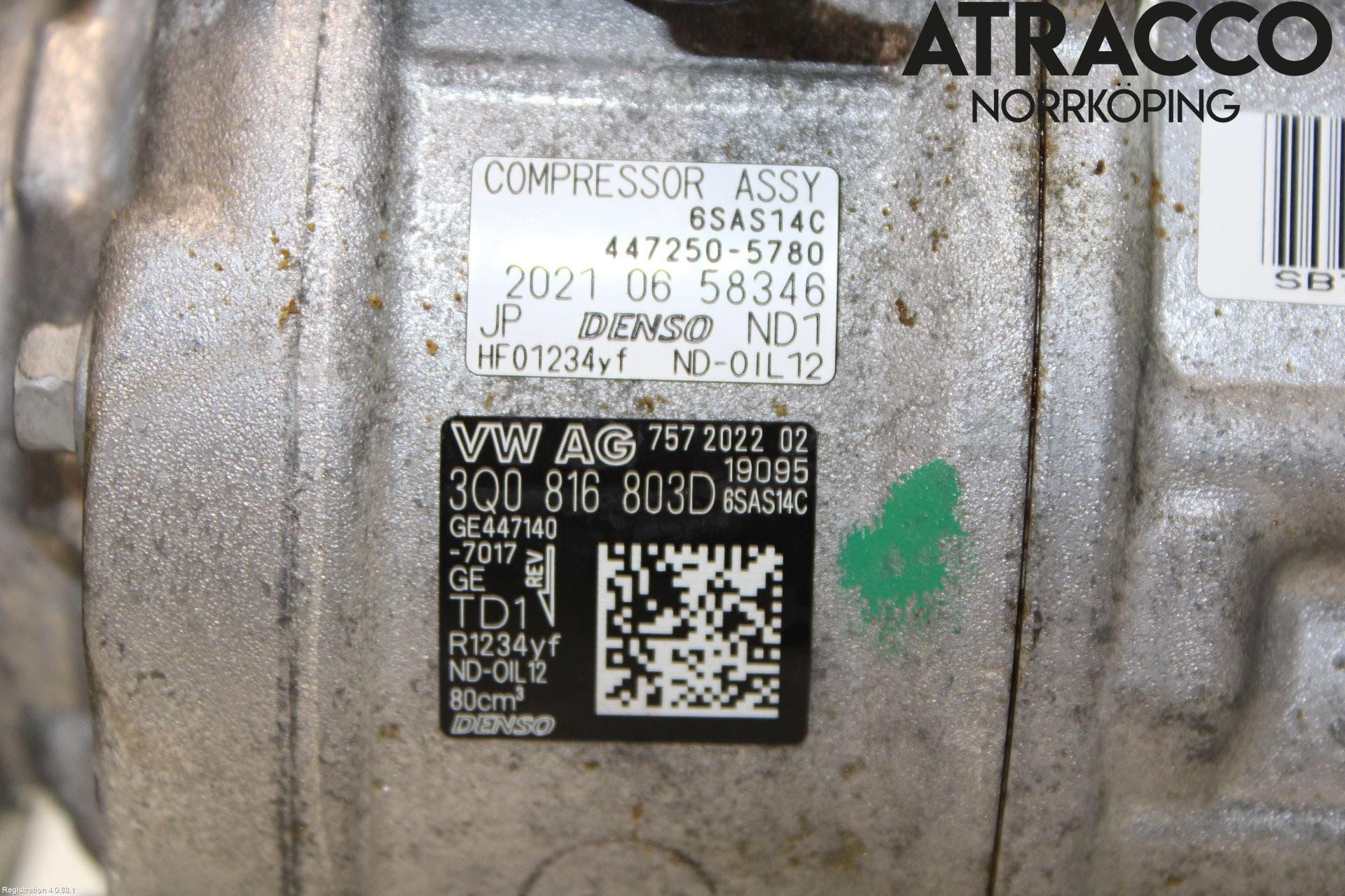 Volkswagen VW TIGUAN 16-24 Ac Kompressor