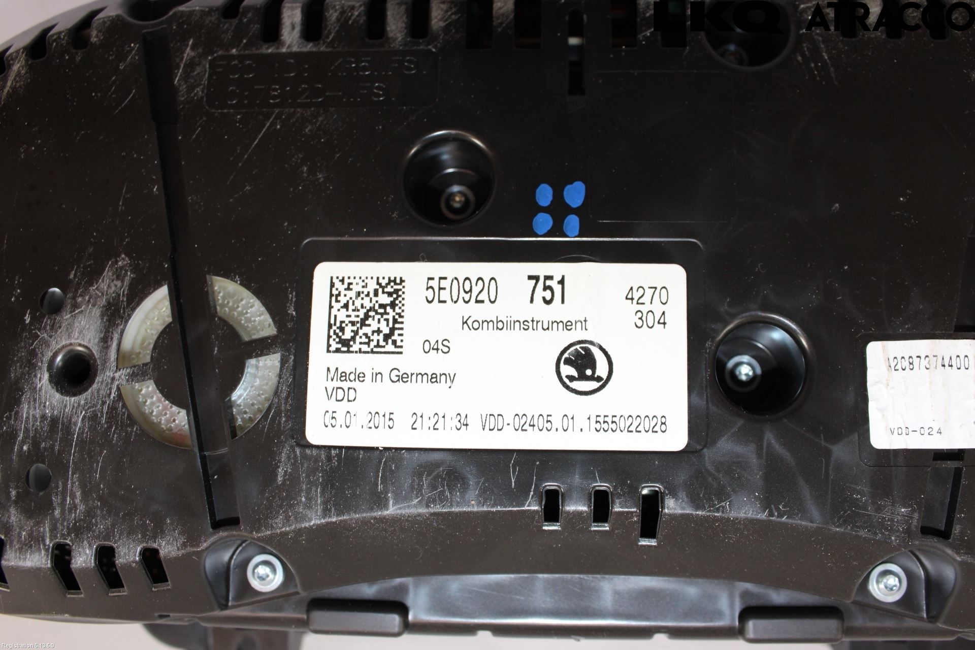 Skoda OCTAVIA (5E) 13-20 Instrument Komb