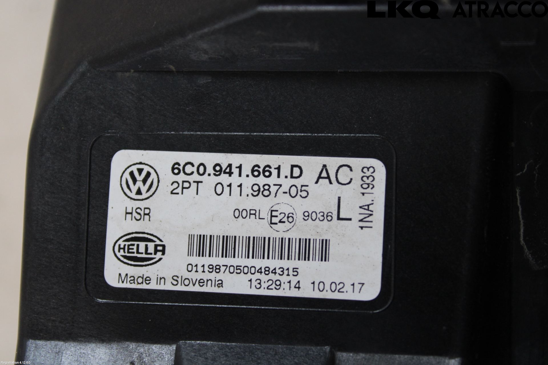 Volkswagen VW POLO 10-17 Dimljus-Varselljus Fram