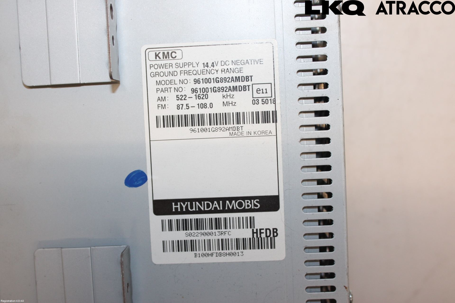 Kia RIO 06-11 Cd Radio - Multimediapanel