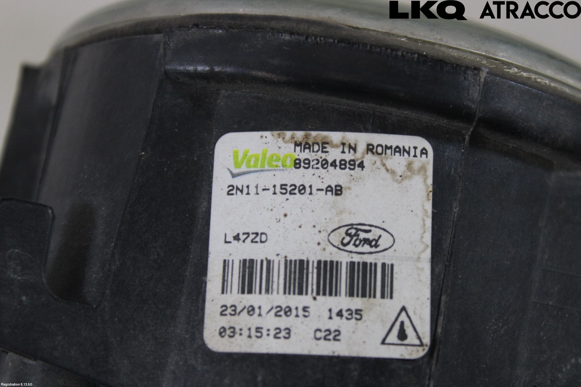Ford TRANSIT/TOURNEO CONNECT 13-22 Dimljus-Varselljus Fram