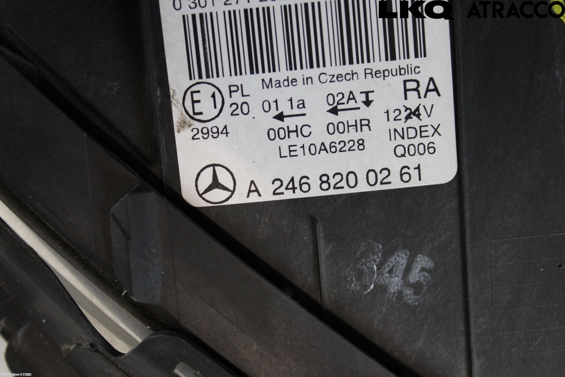Mercedes-Benz MB B-KLASS (W246/W242) 12-19 Strålkastare Höger