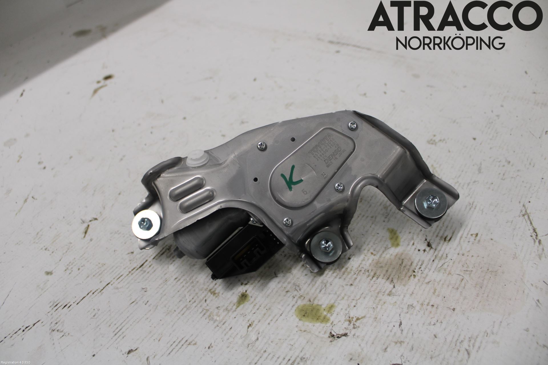 Toyota AURIS 13-19 Torkarmotor Baklucka