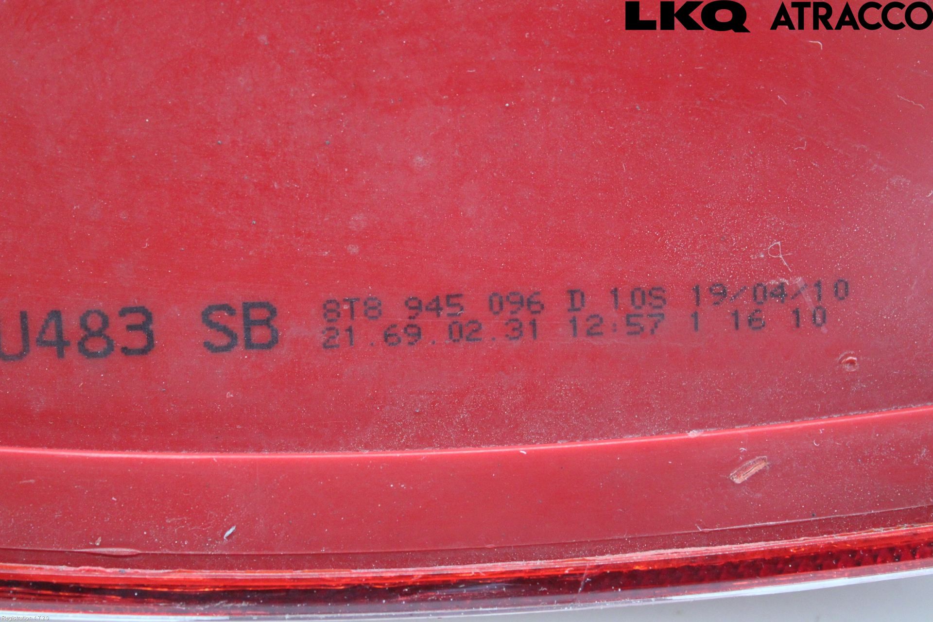 Audi A5 07-16 Bakljus Höger