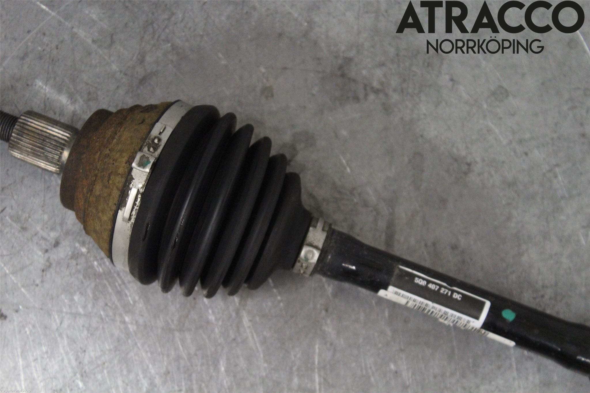 Volkswagen VW GOLF / E-GOLF VII 13-20 Drivaxel Fram Vänster