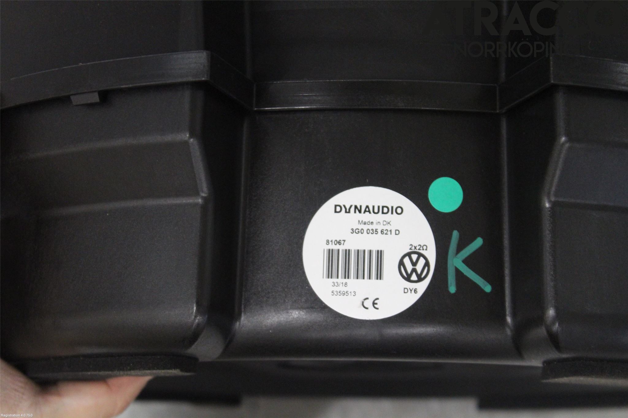 Volkswagen VW PASSAT 15-19 Högtalare