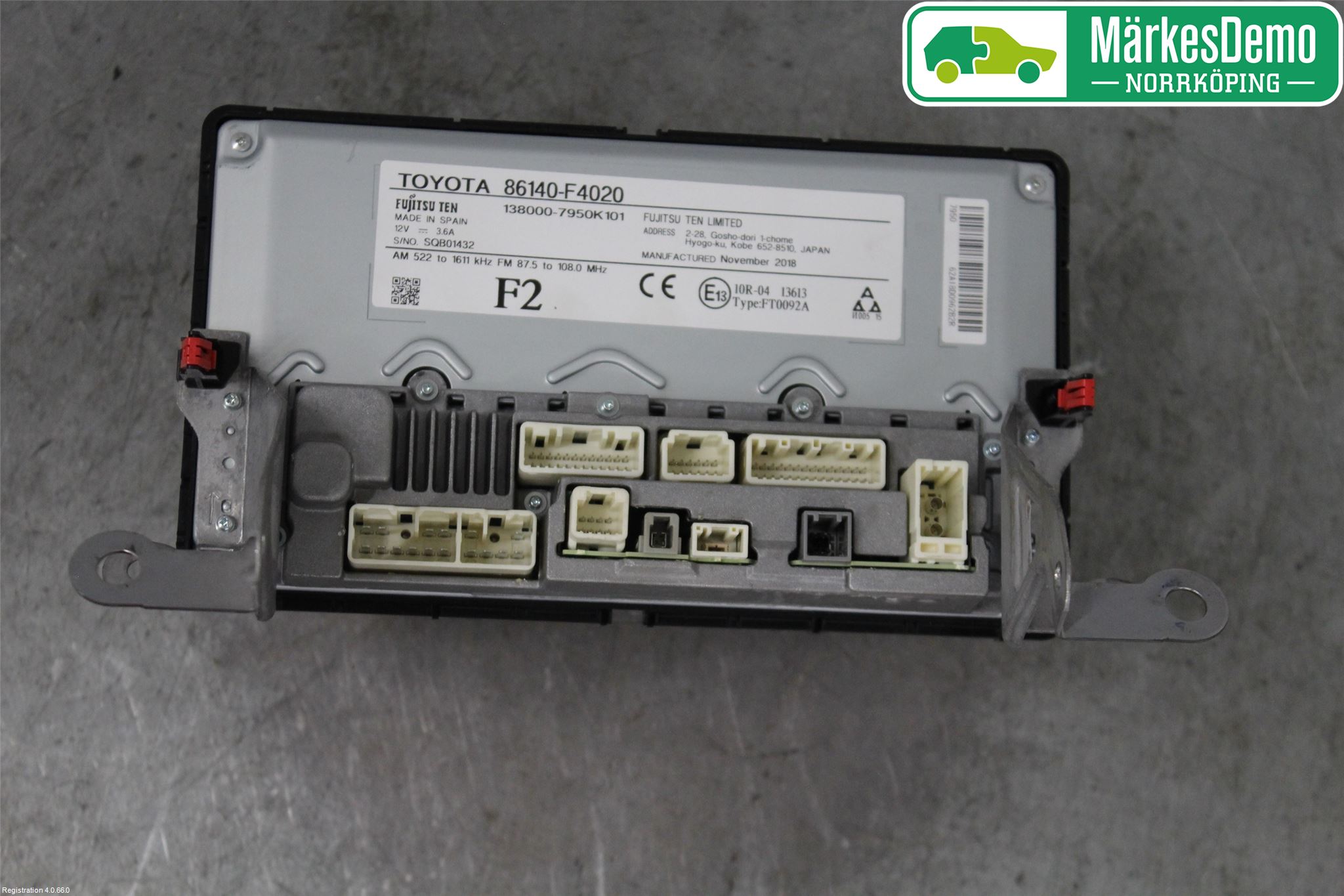 Toyota C-HR 16-23 Cd Radio - Multimediapanel