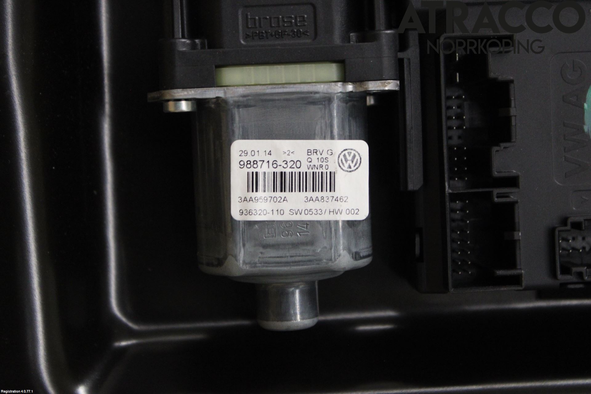 Volkswagen VW PASSAT 11-14 Fönsterhiss El Kompl