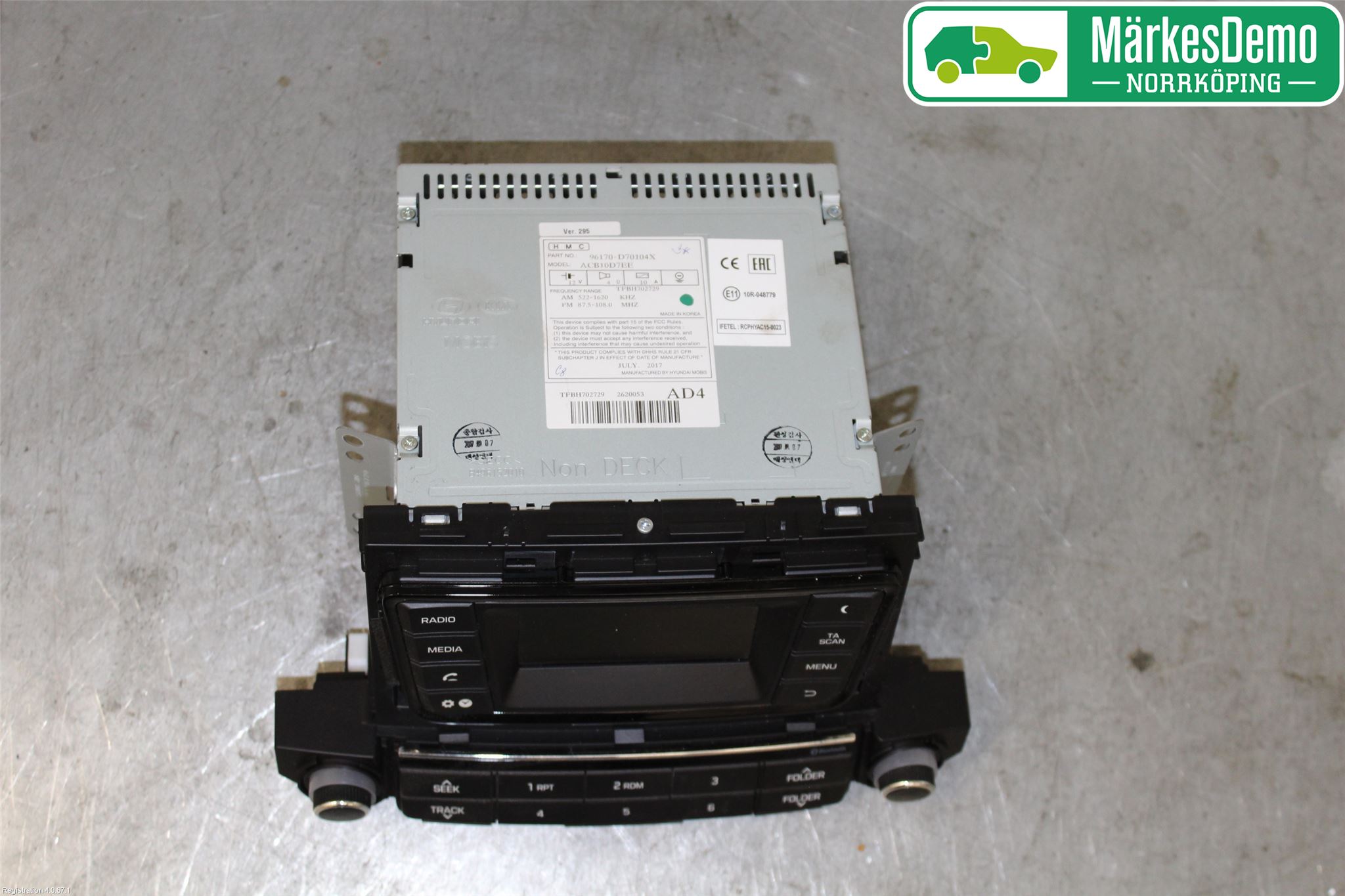 Hyundai TUCSON 05- Cd Radio - Multimediapanel