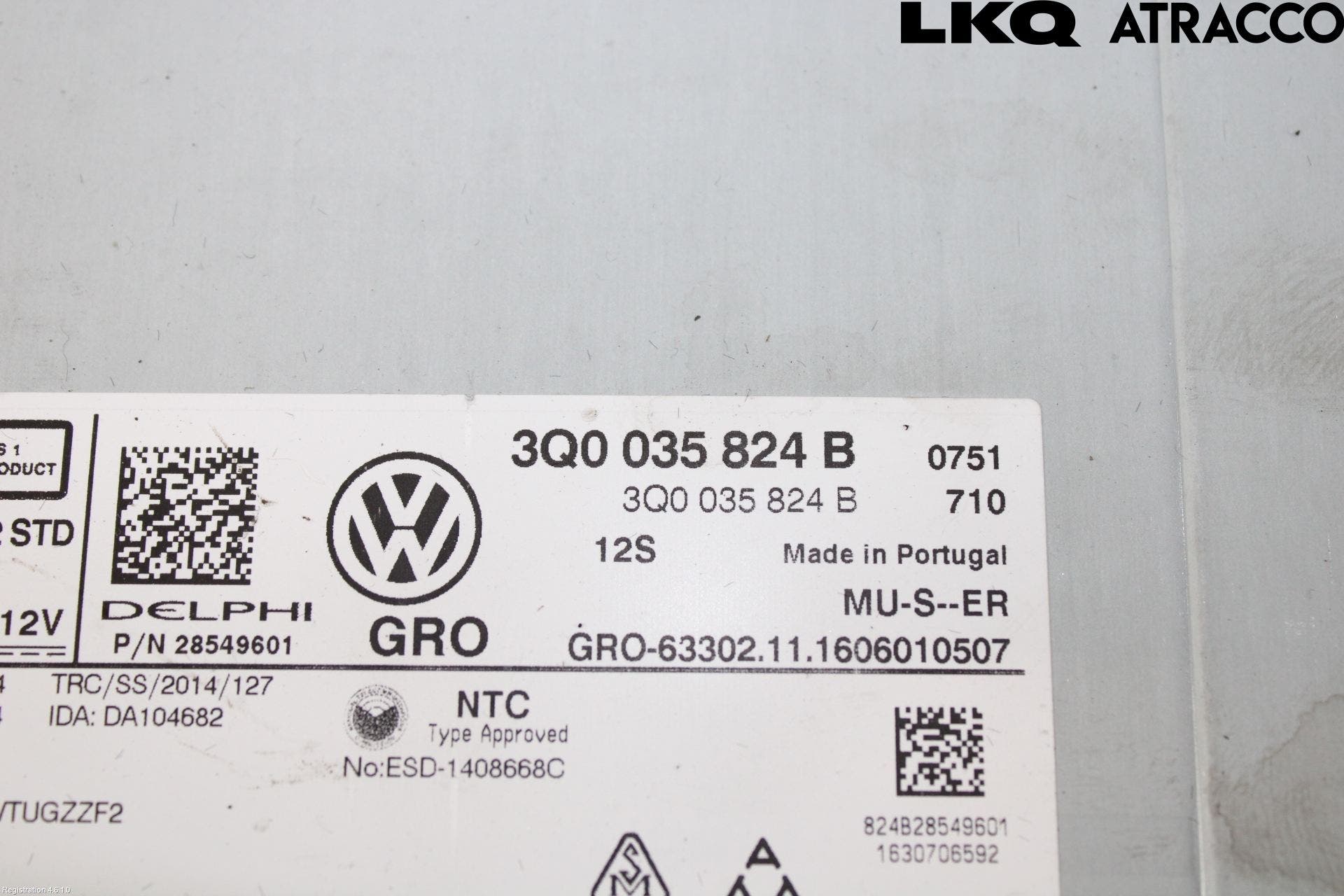 Volkswagen VW PASSAT 15-19 Cd Radio - Multimediapanel