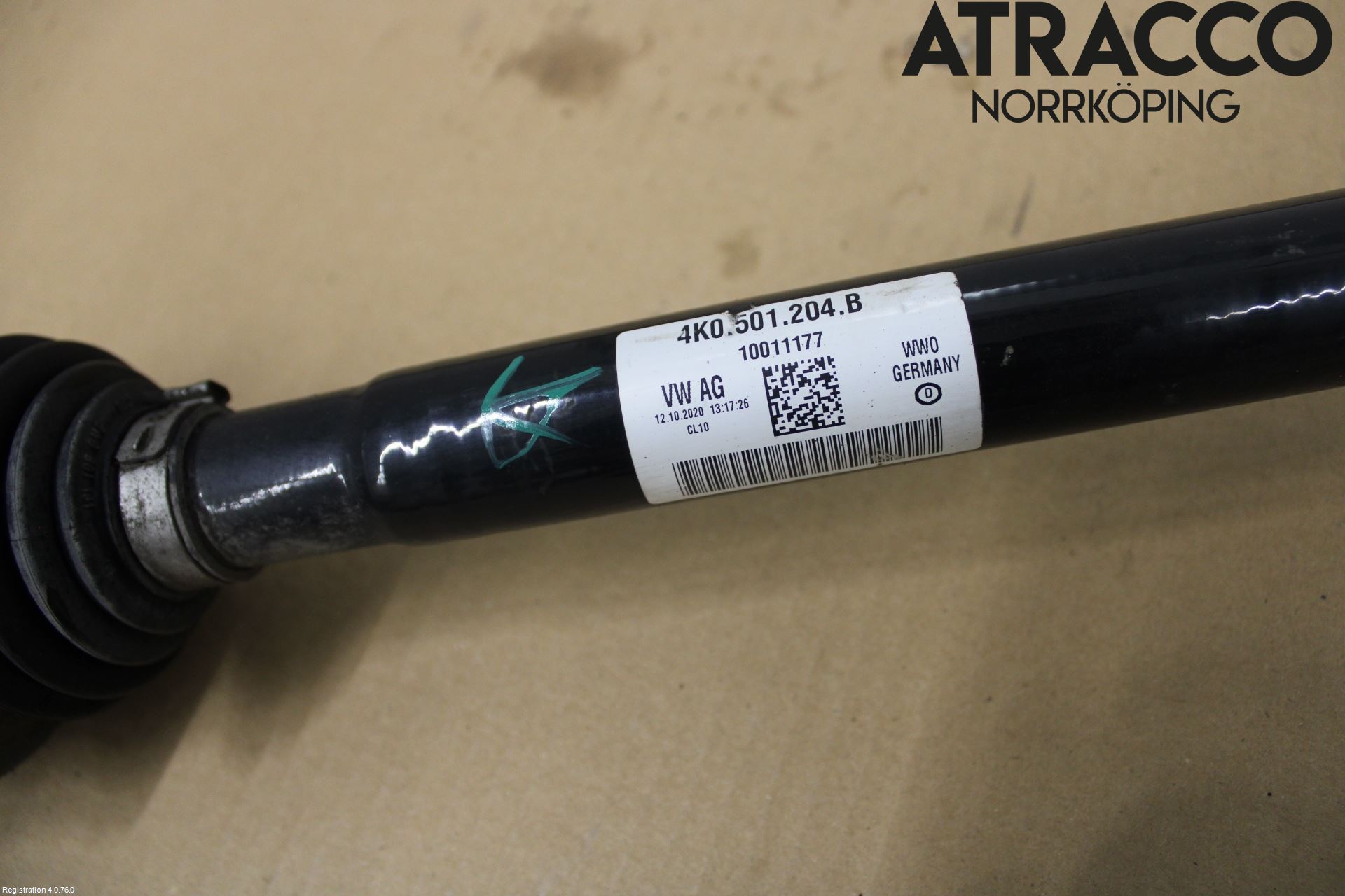 Audi A6 F2/C8 19- Drivaxel Bak Höger