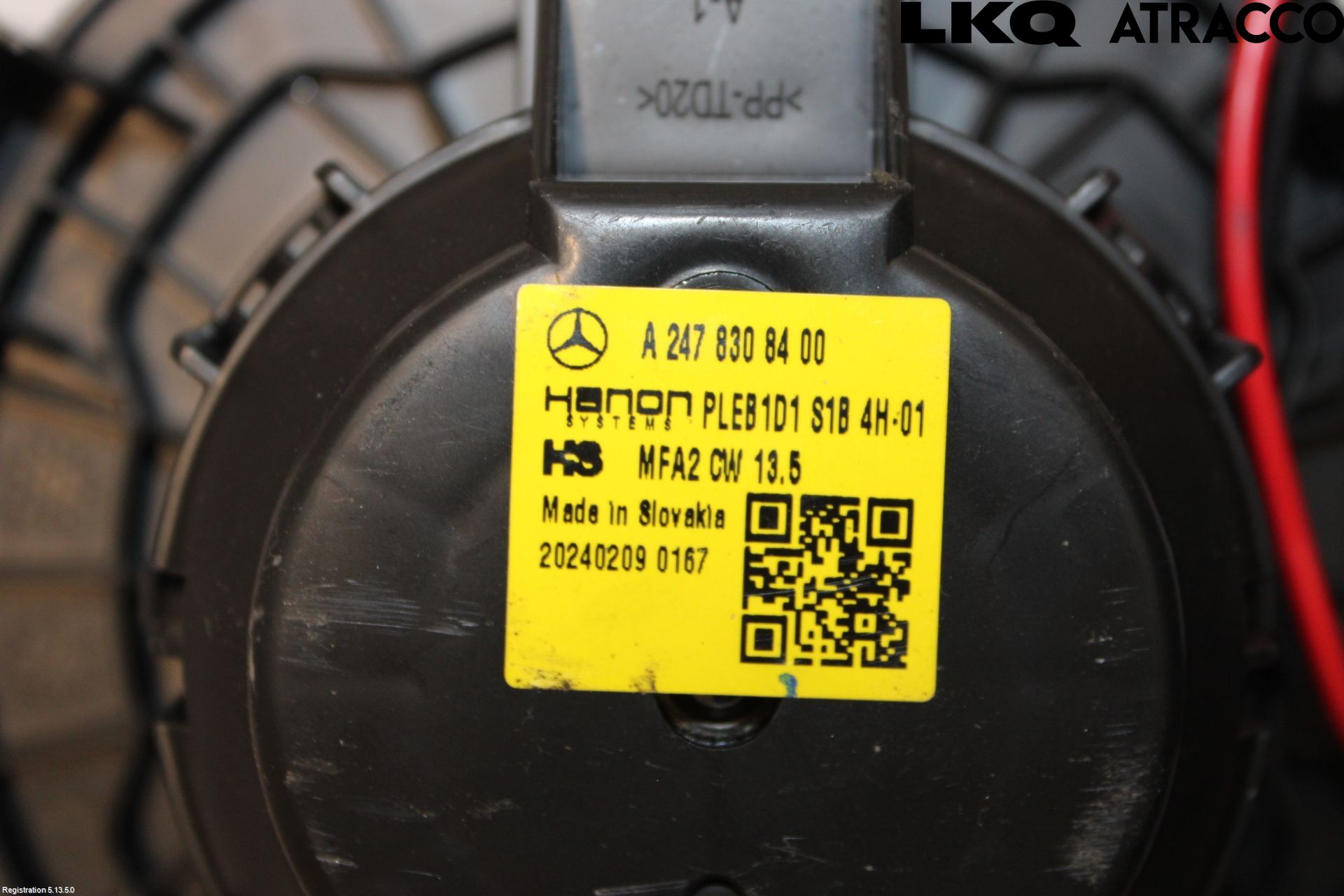 Mercedes-Benz MB EQB (X243) 22- Värmefläkt