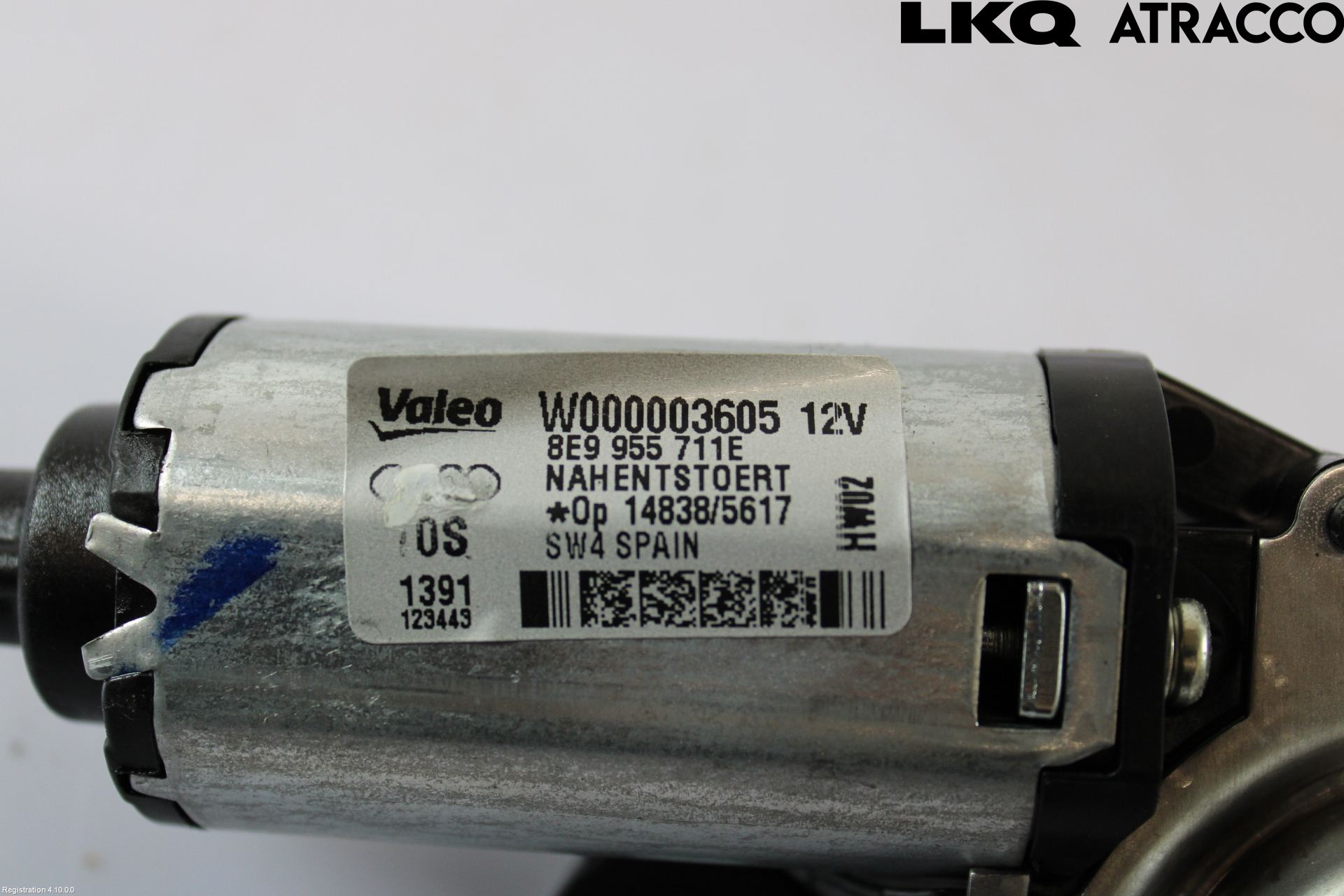 Audi A3/S3 05-13 Torkarmotor Baklucka