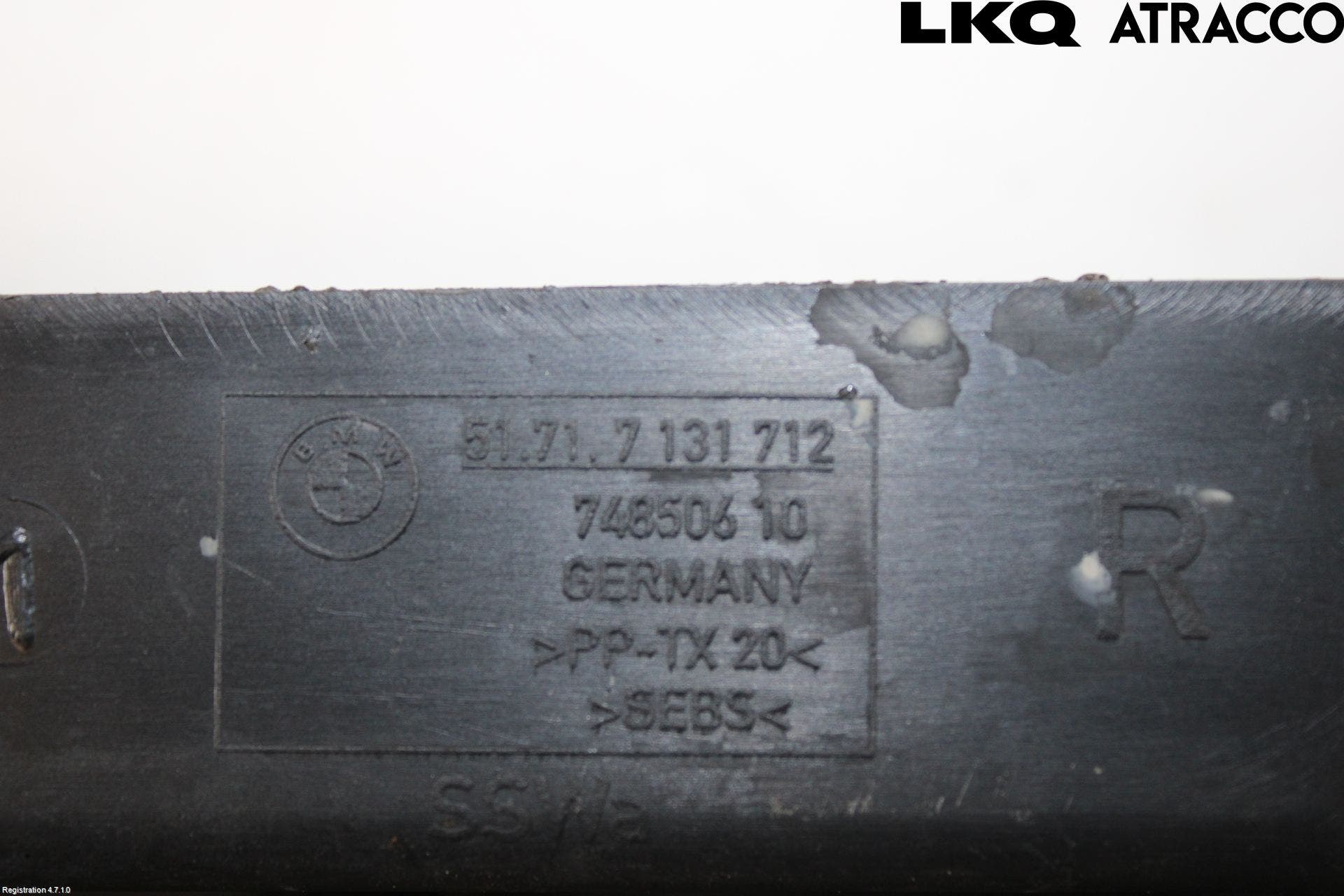 BMW 1 E87/81 5D/3D 03-11 Deflektor Plåt-Plast Kylning