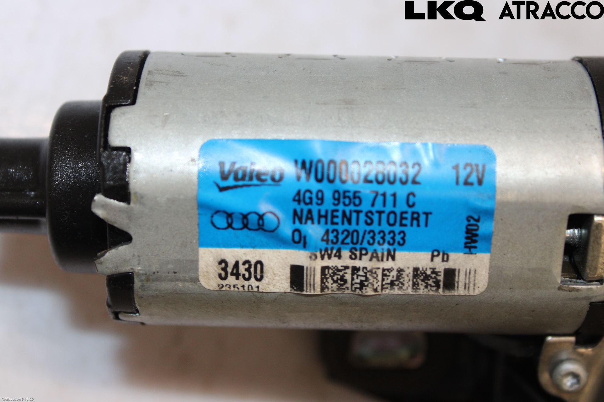Audi A1/S1 11-18 Torkarmotor Baklucka