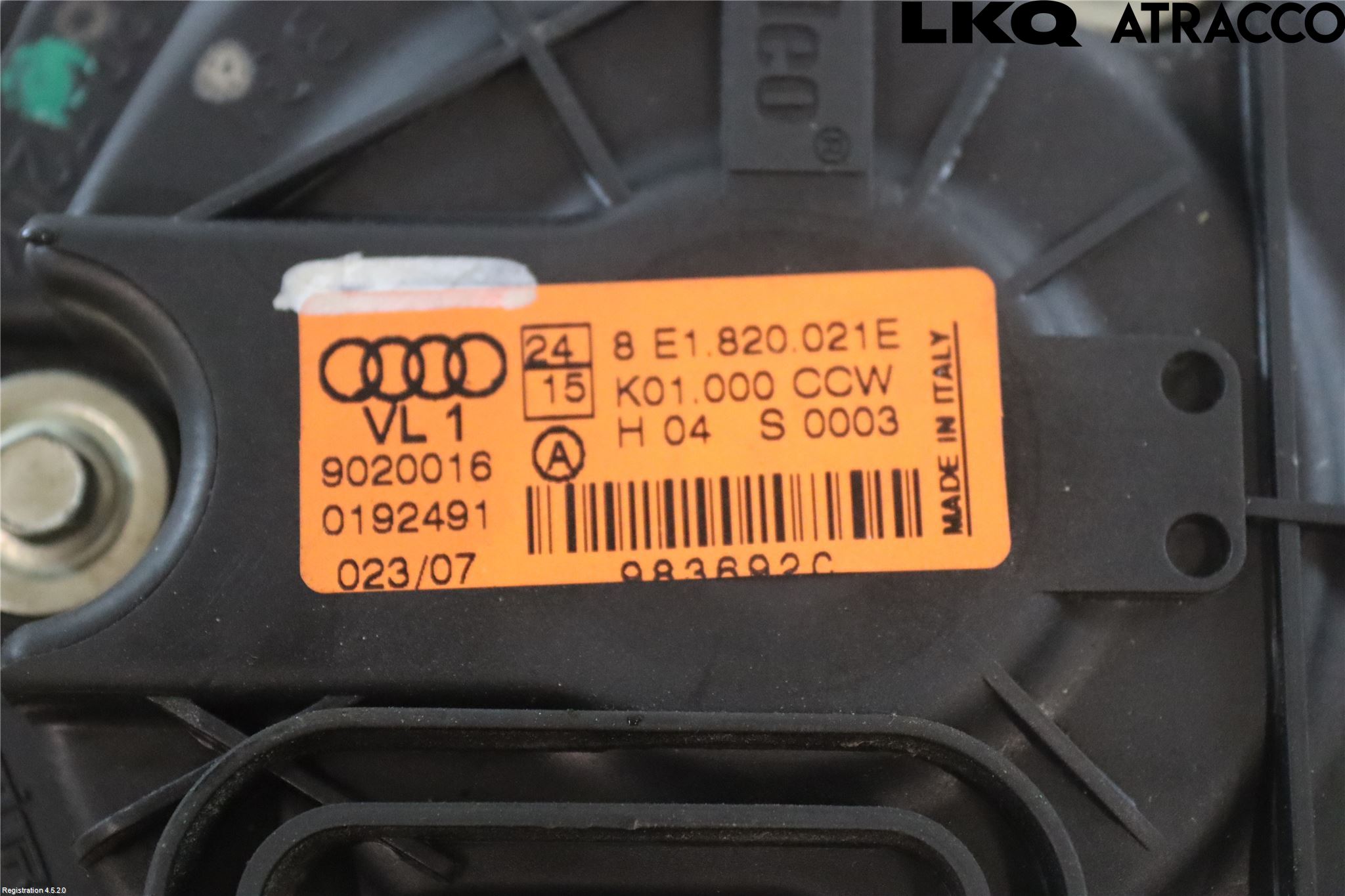 Audi A4/S4 05-07 Värmefläkt