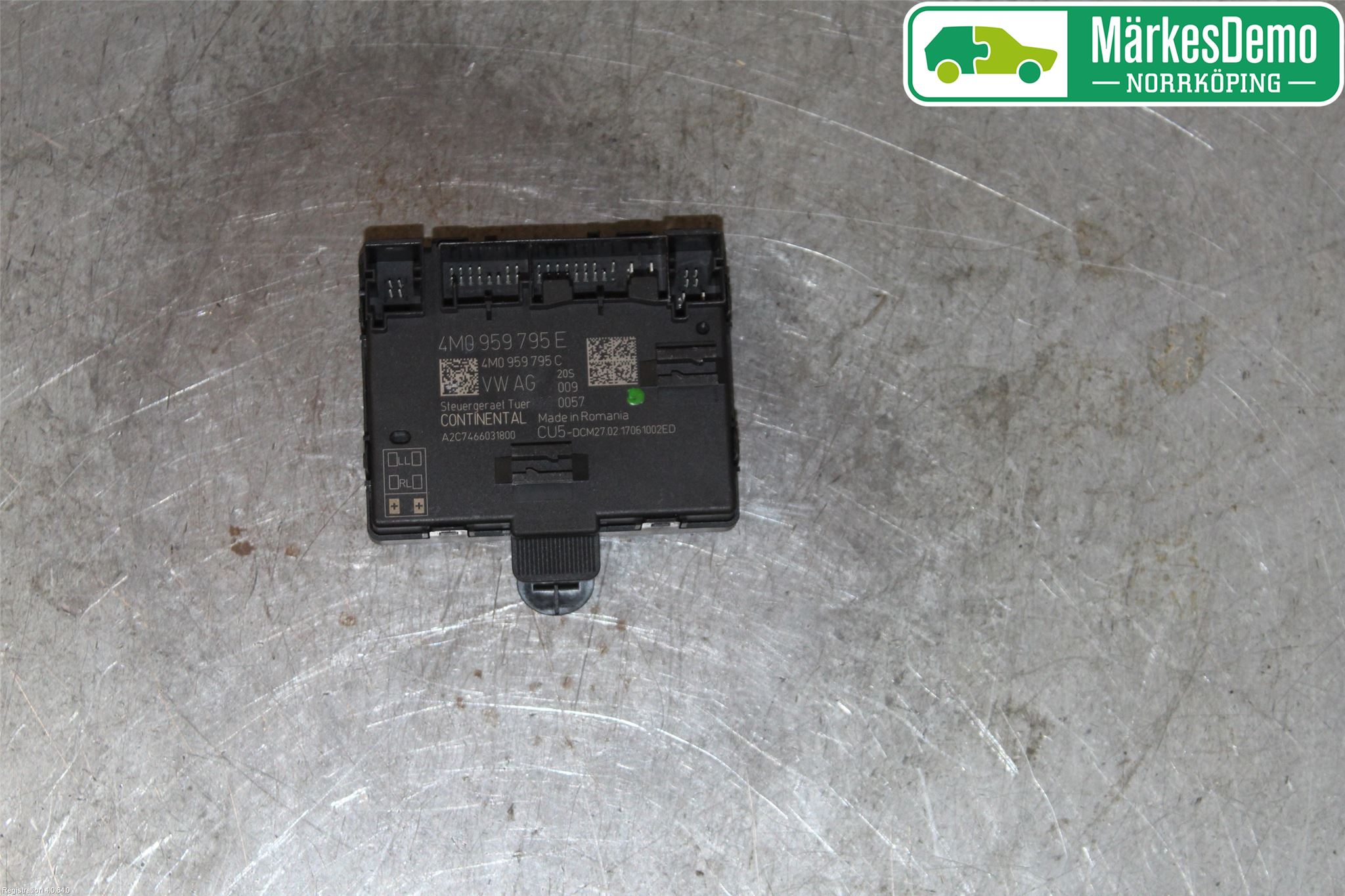 Audi A4/S4 B9 16-19 Styrenhet Dörr