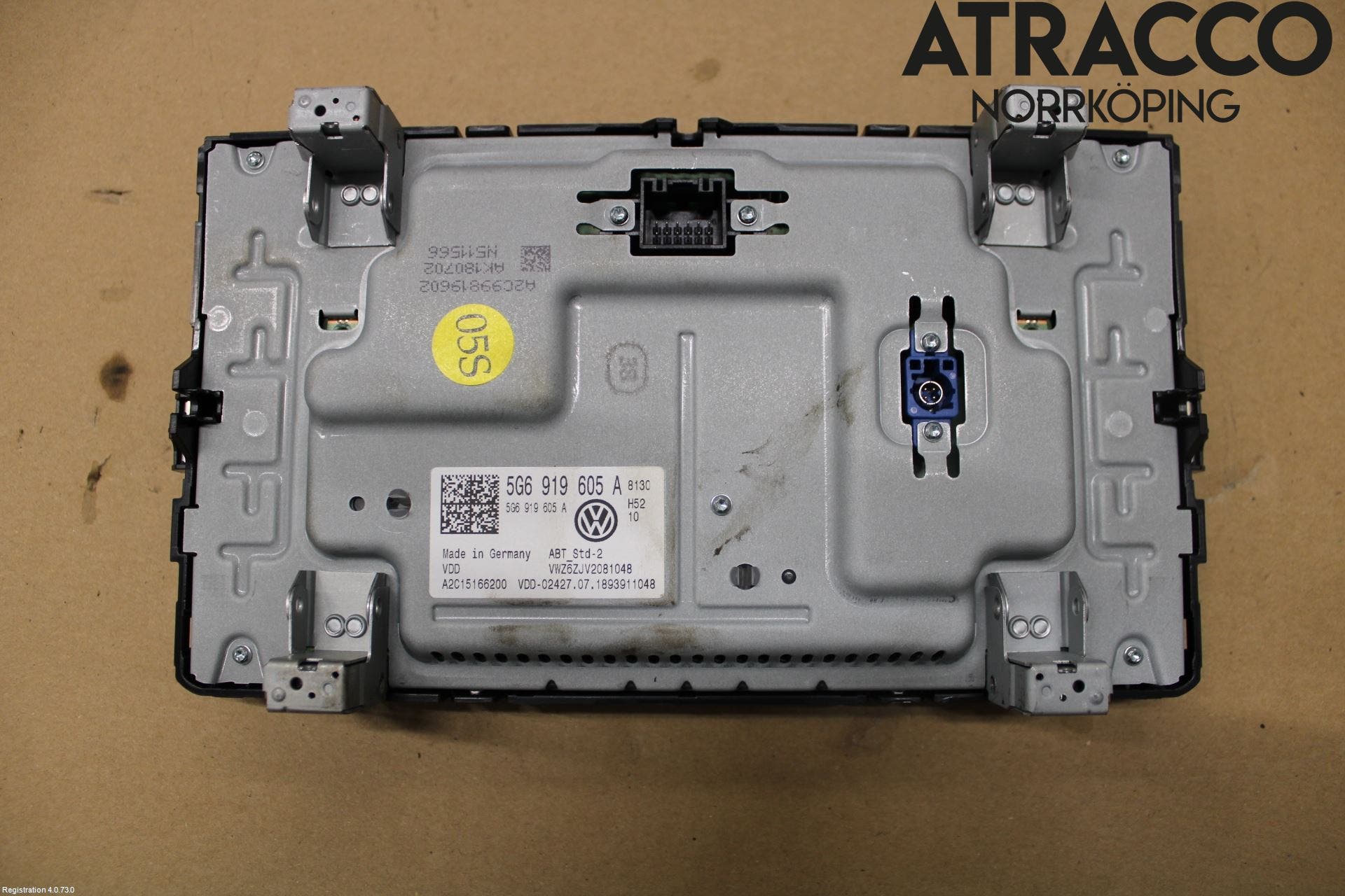 Volkswagen VW GOLF / E-GOLF VII 13-20 Multifunktionsdisplay