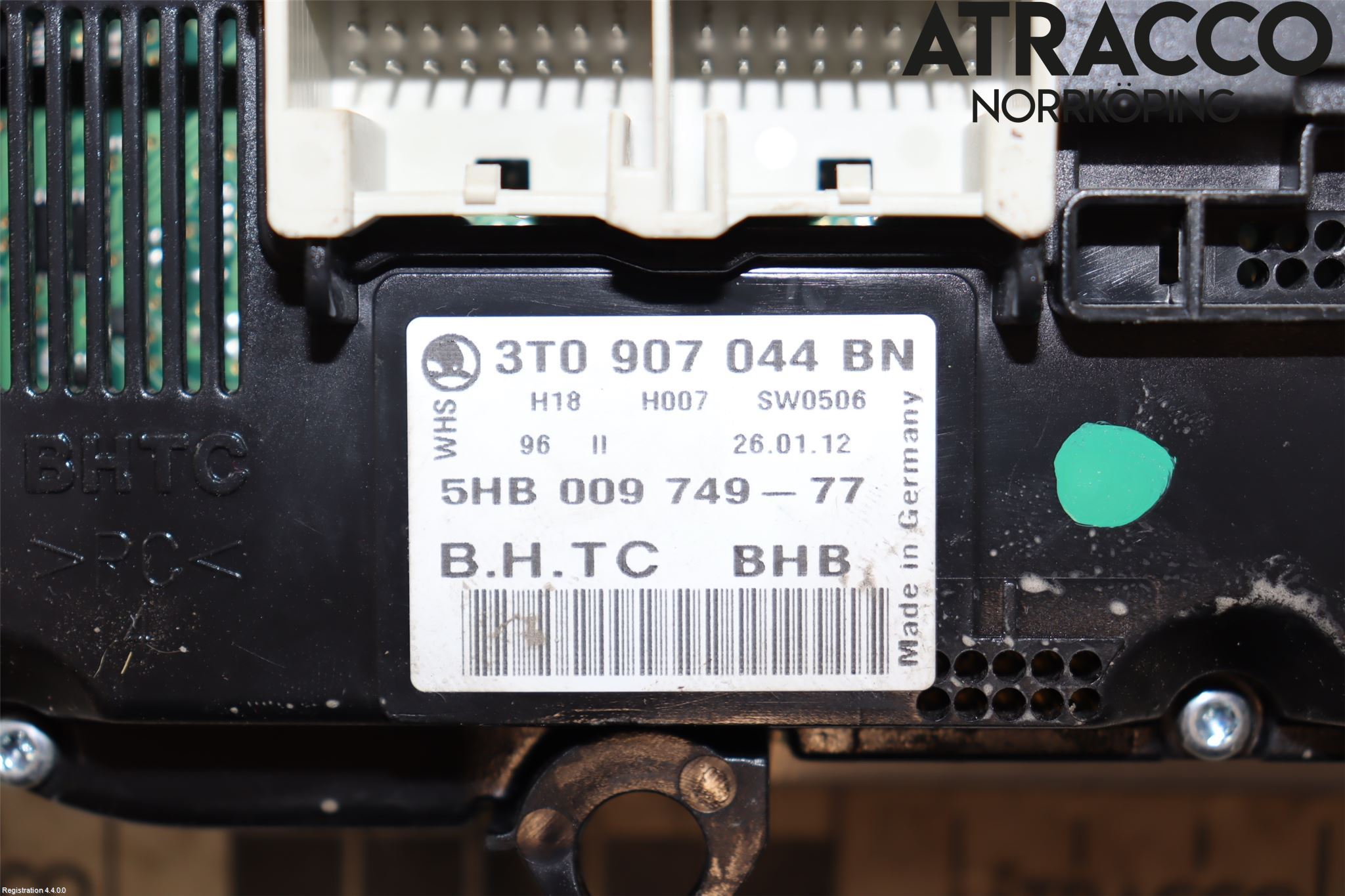 Skoda SUPERB 09-15 Värmereglage