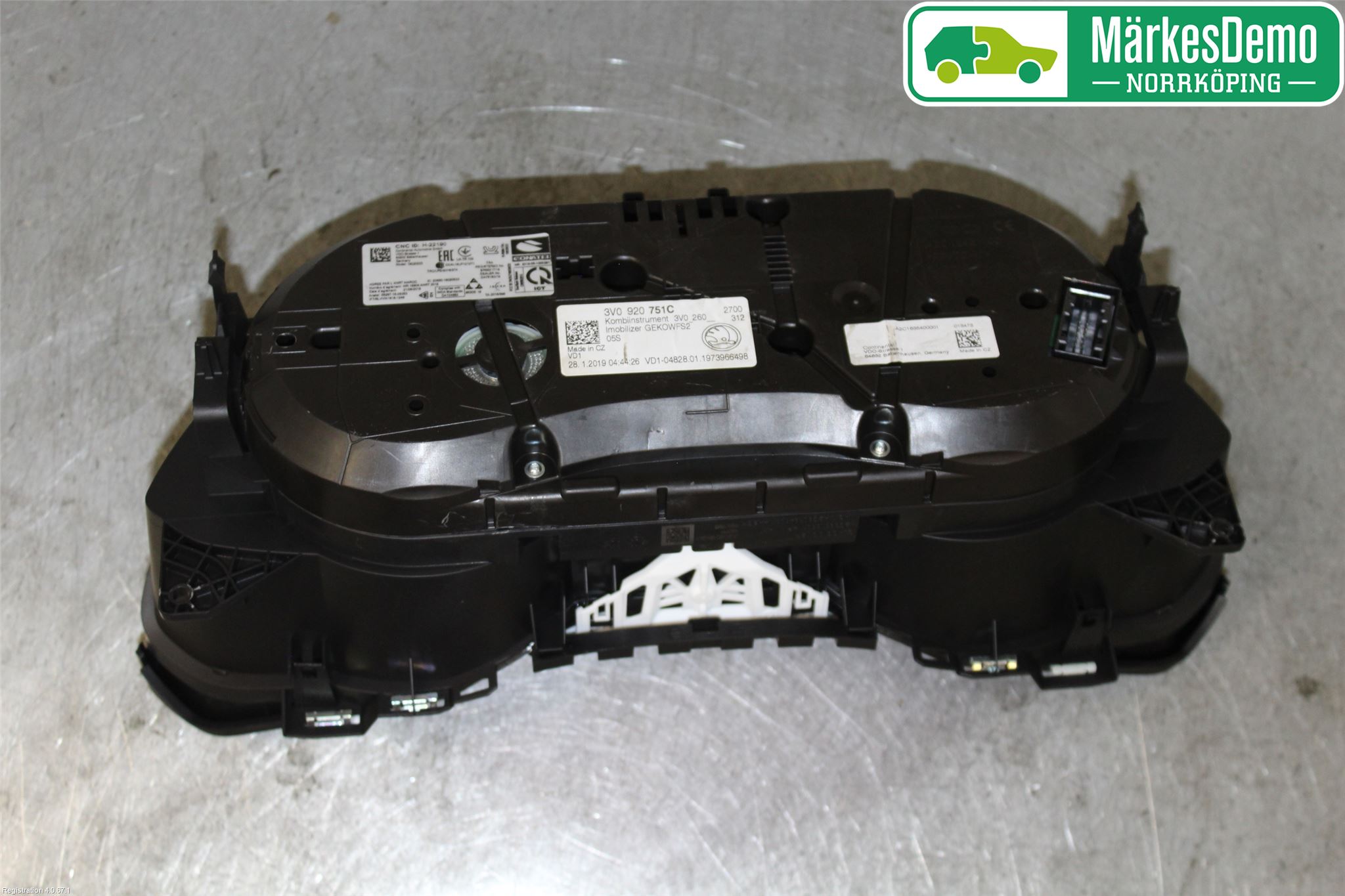 Skoda SUPERB 16-24 Instrument Komb