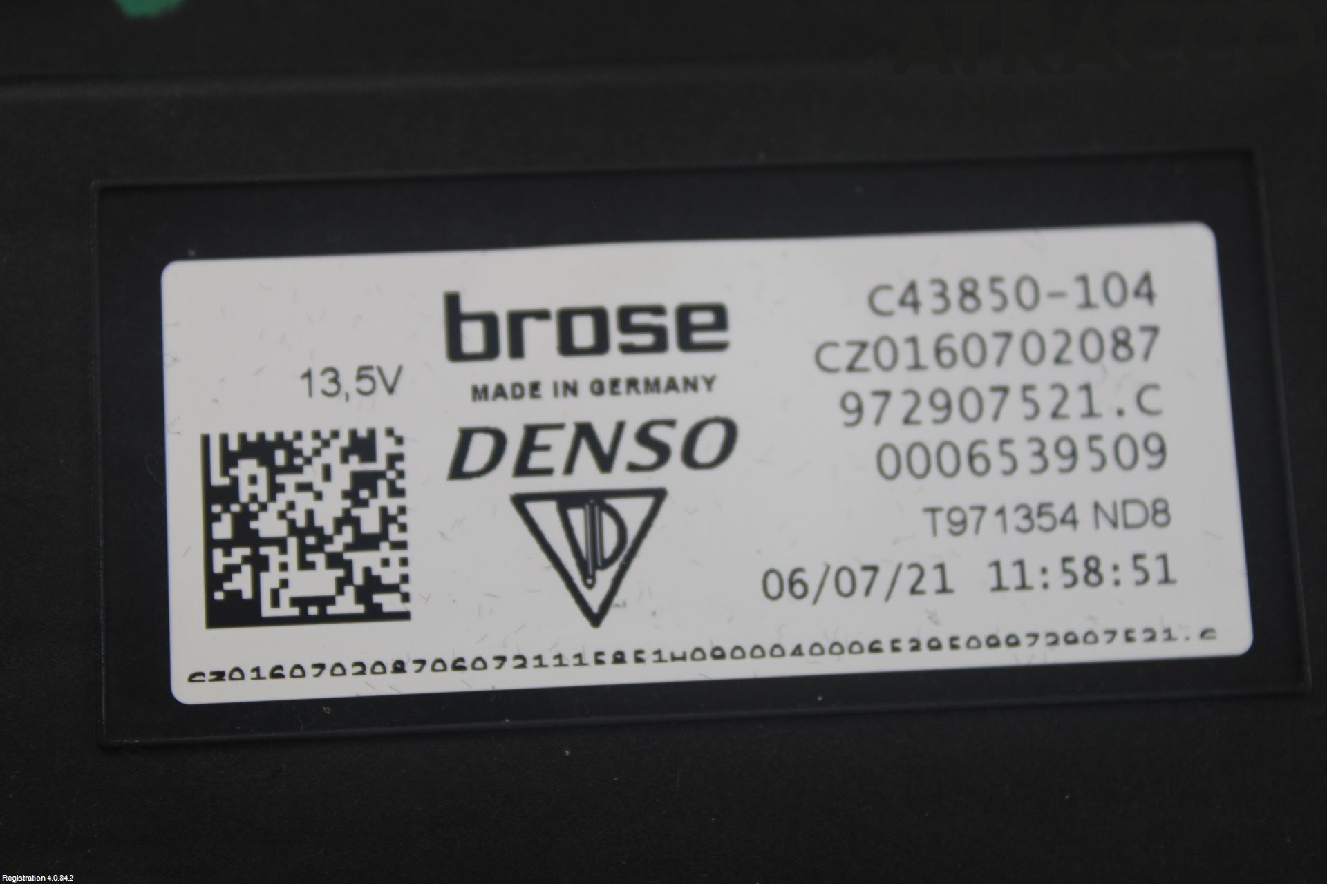 Audi E-TRON GT FW 21- Värmefläkt