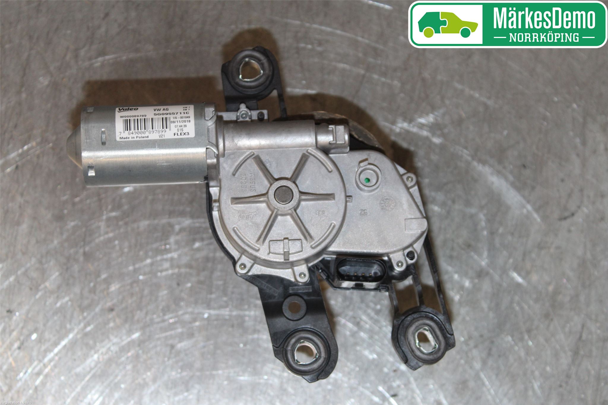 Volkswagen VW PASSAT 15-19 Torkarmotor Baklucka