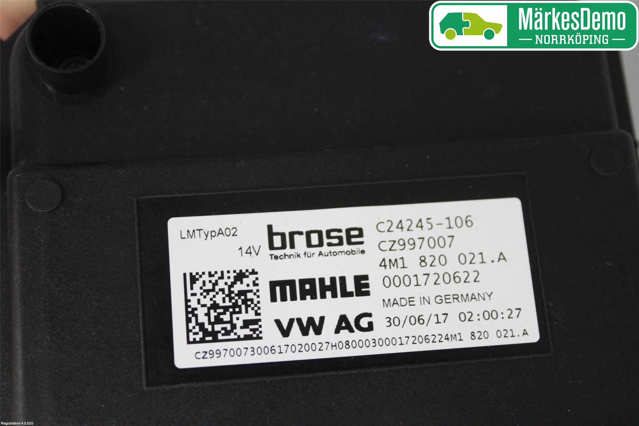 Audi A4/S4 B9 16-19 Värmefläkt