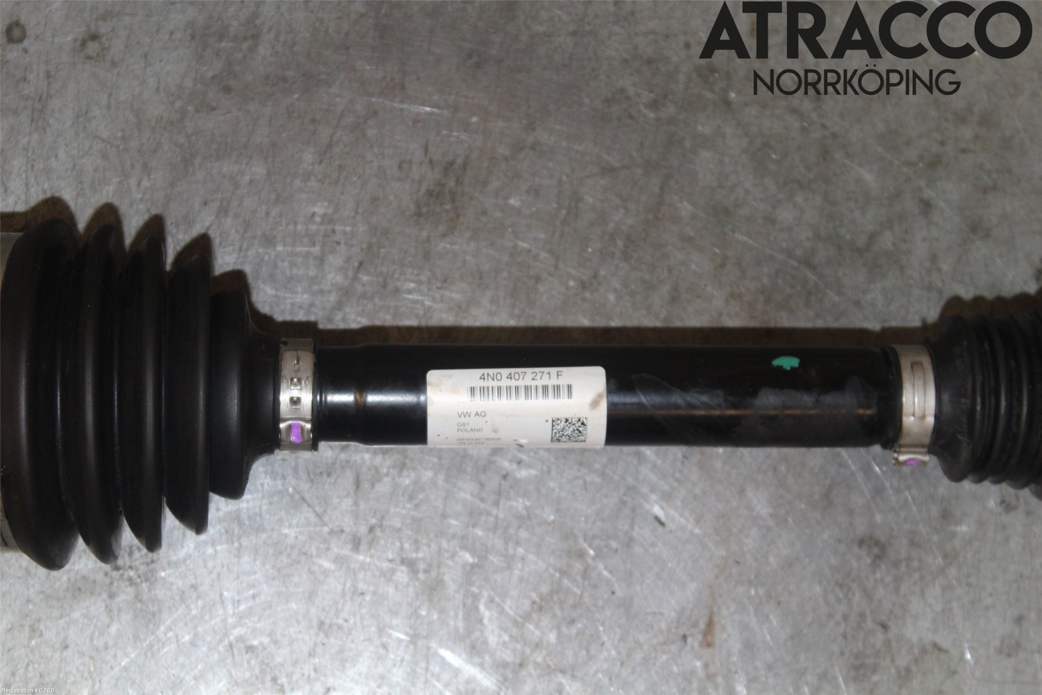 Audi A6 F2/C8 19- Drivaxel Fram Vänster