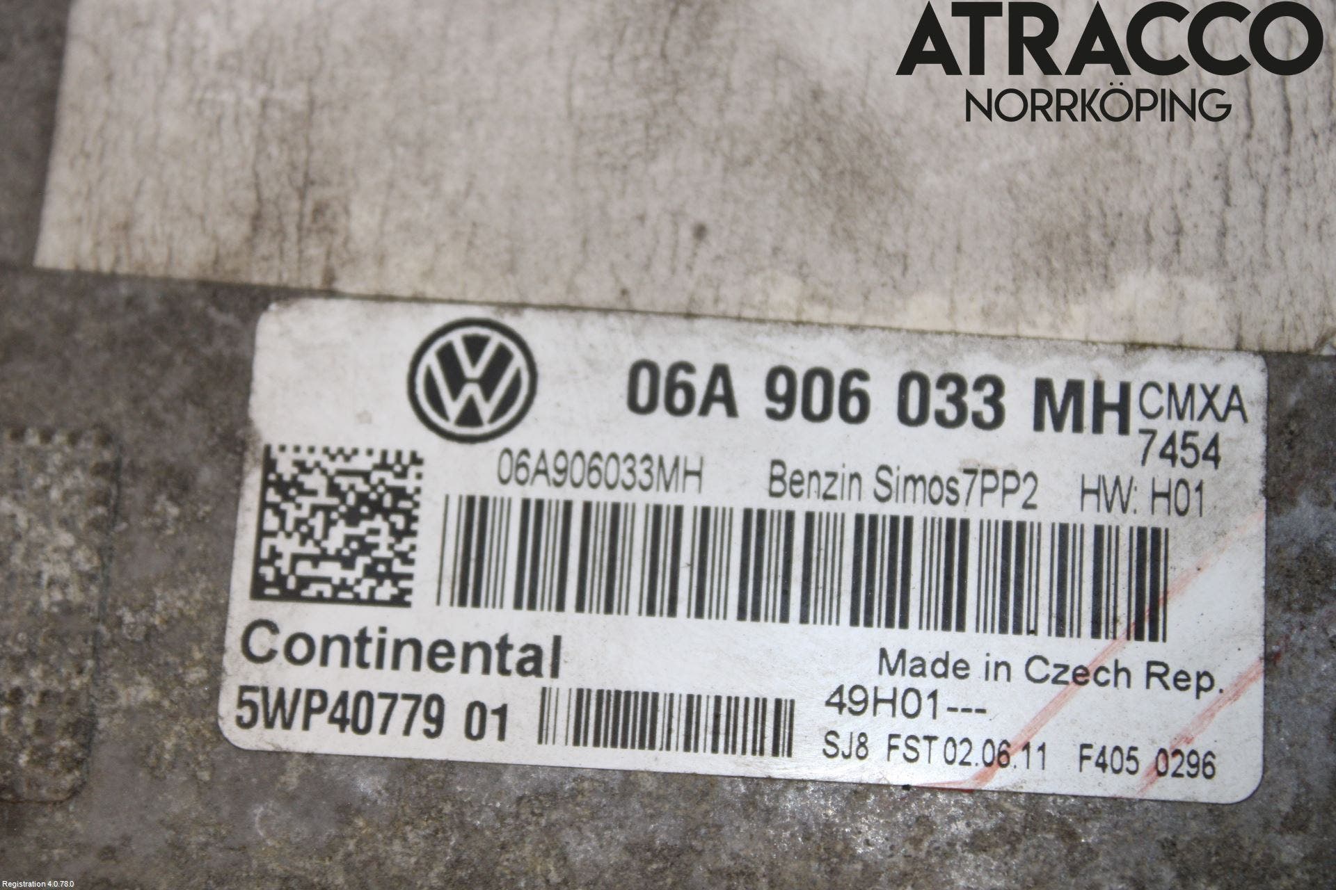 Volkswagen VW GOLF VI 09-13 Styrenhet Insprut Bensin