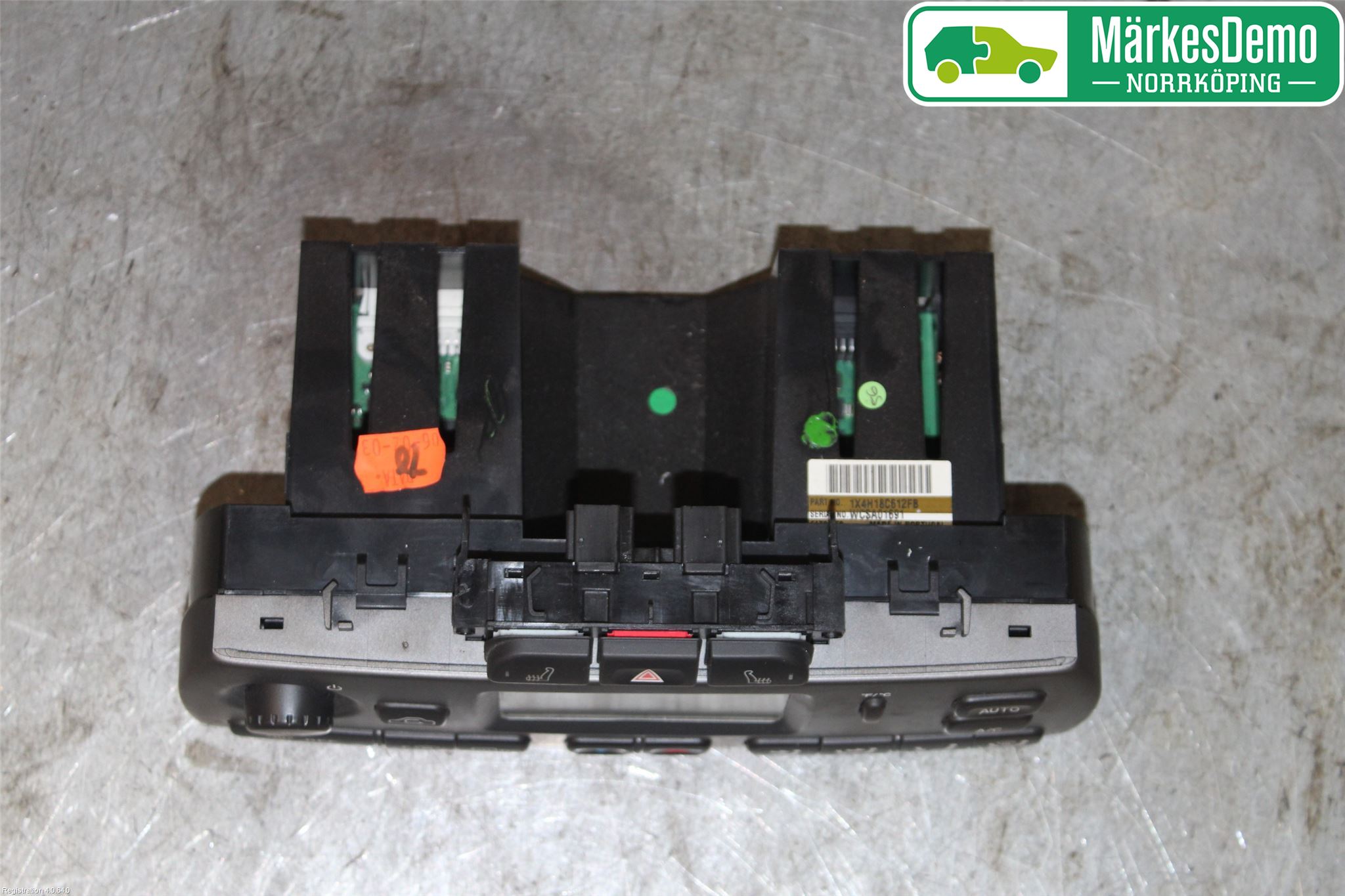 Jaguar X-TYPE Värmereglage