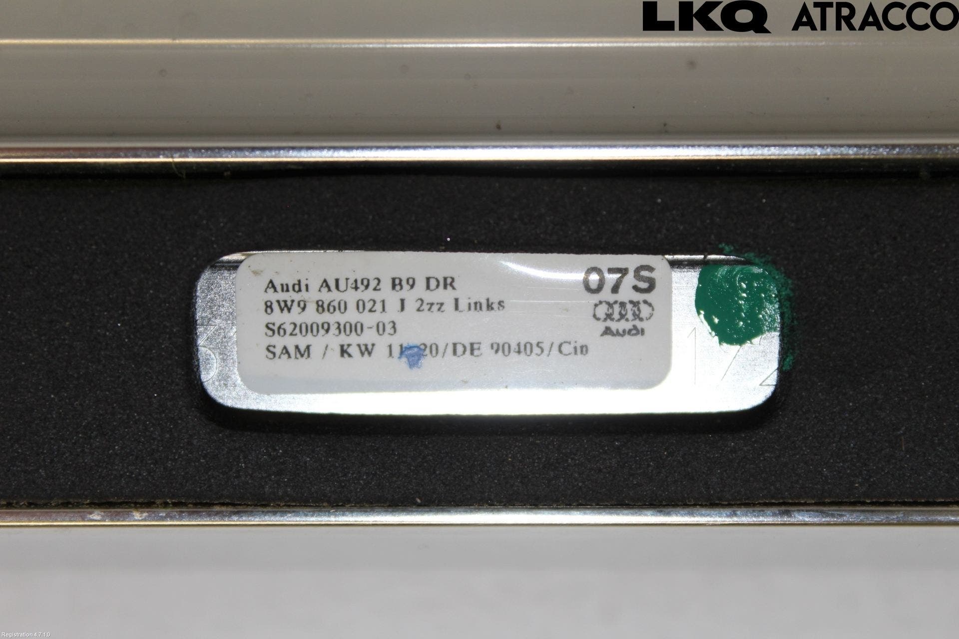 Audi A4/S4 B9 20- Takreling-Takräcke