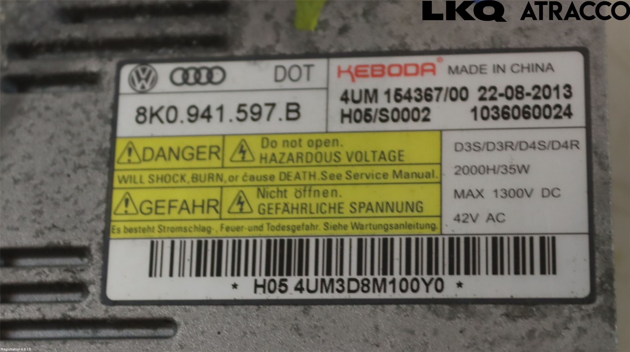 Skoda OCTAVIA (5E) 13-20 Styrenhet Strålkastare