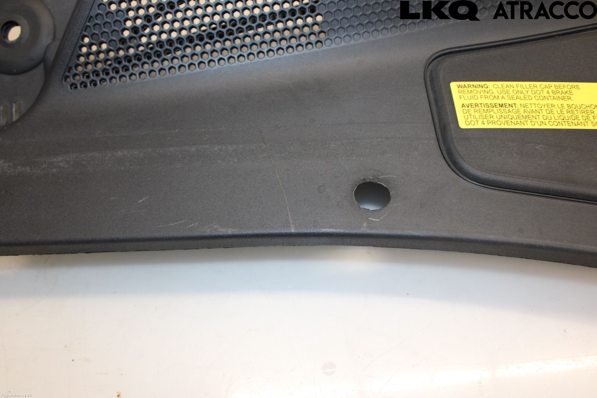 Jaguar XJ X351        10- Torpedplåt-Torpedplast