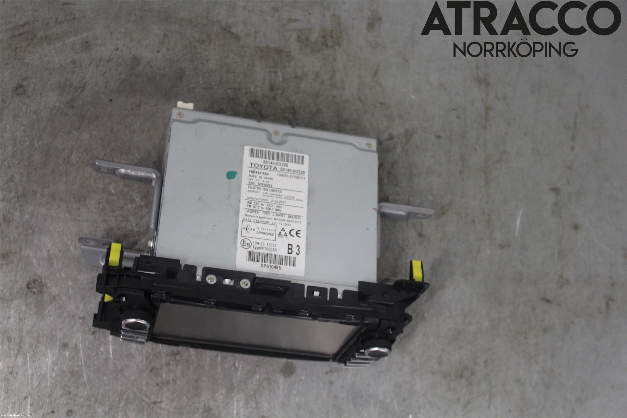 Toyota YARIS XP130 15-20 Cd Radio - Multimediapanel