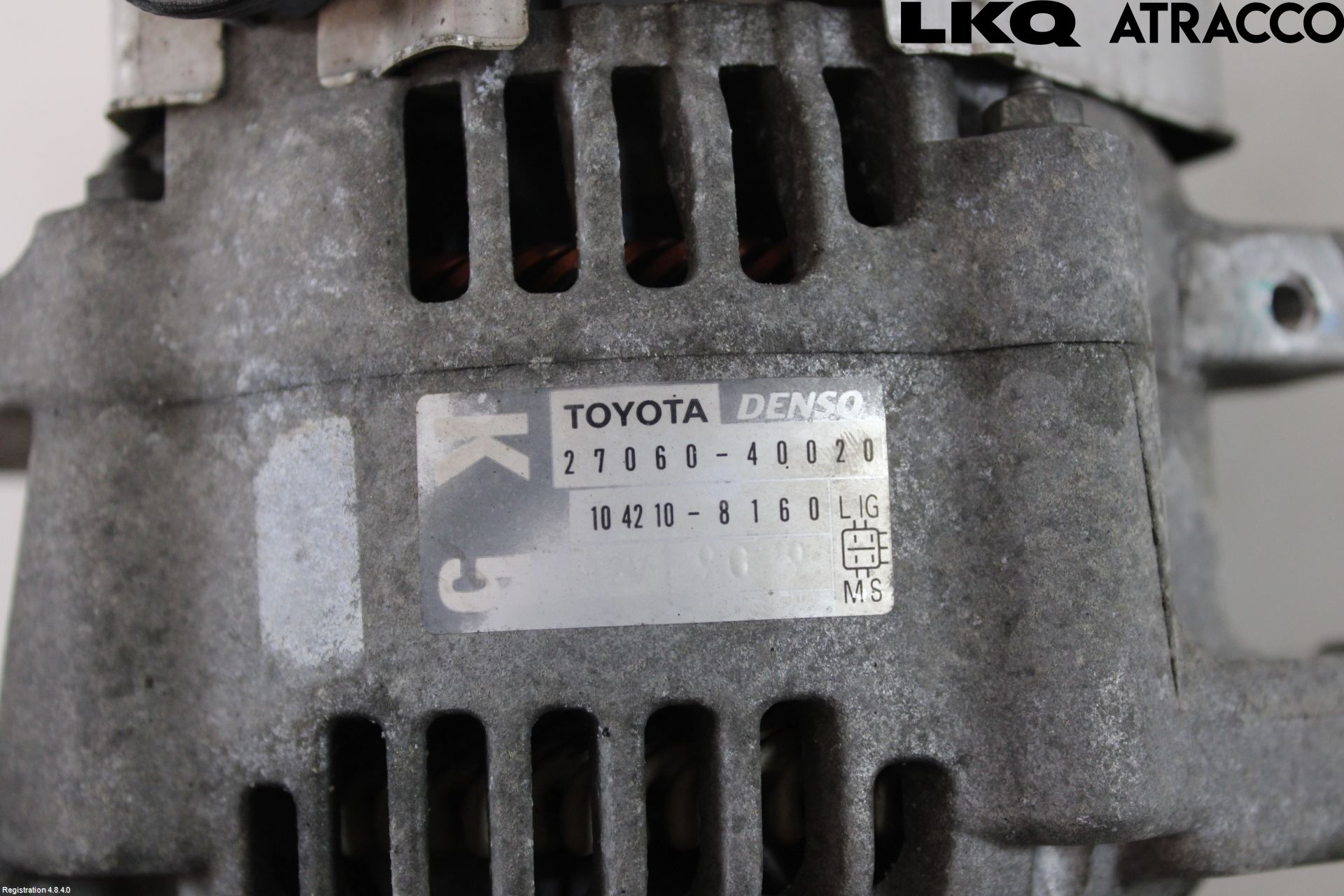 Toyota YARIS XP90 06-11 Generator