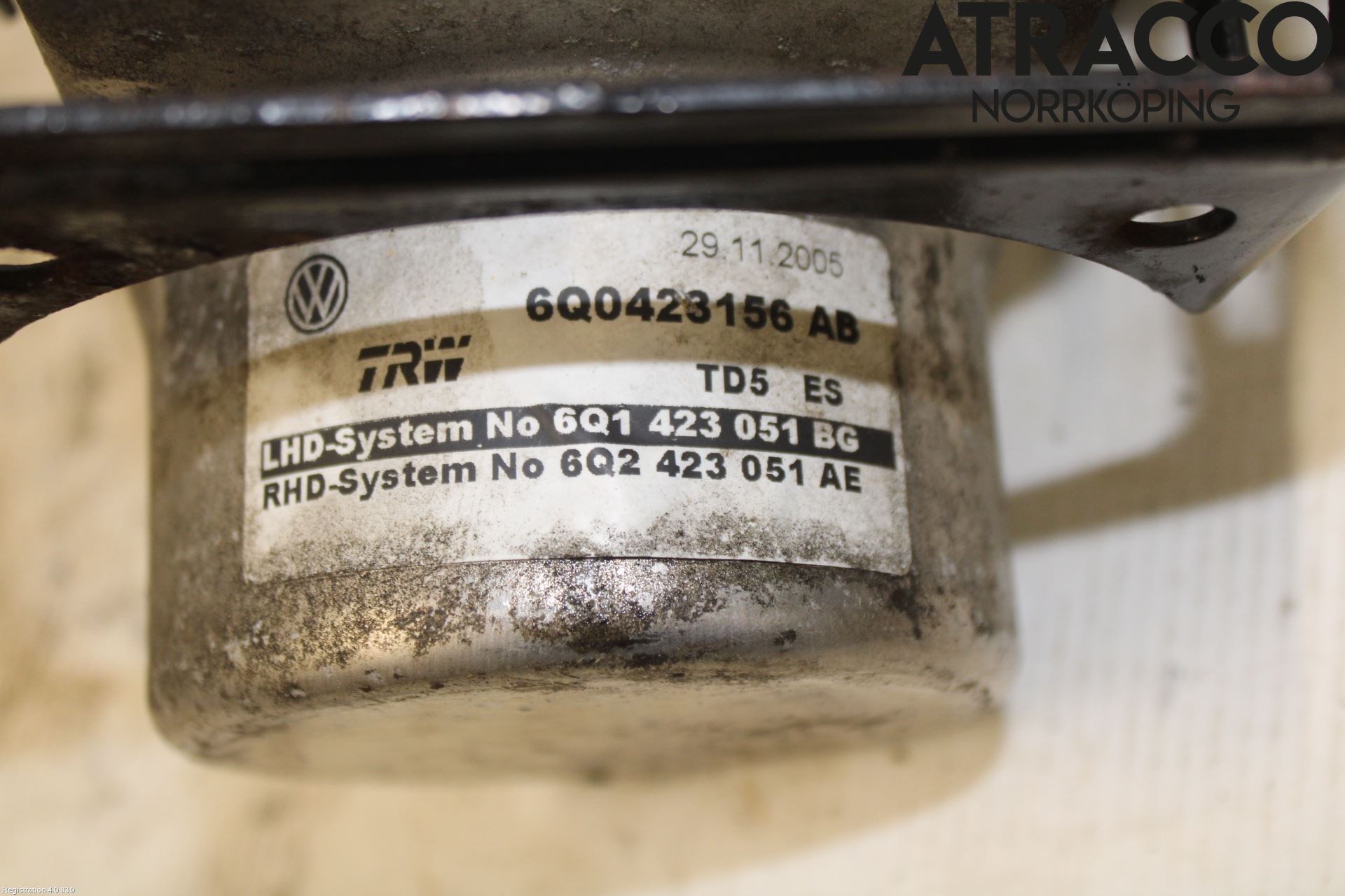 Volkswagen VW POLO 05-09 Styrservo Pump Elektrisk