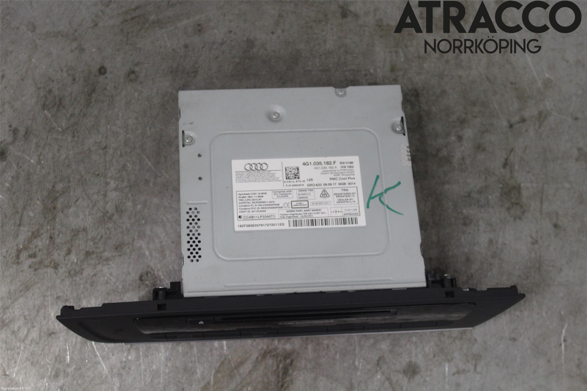 Audi A6/S6 4G 11-18 Cd Radio - Multimediapanel