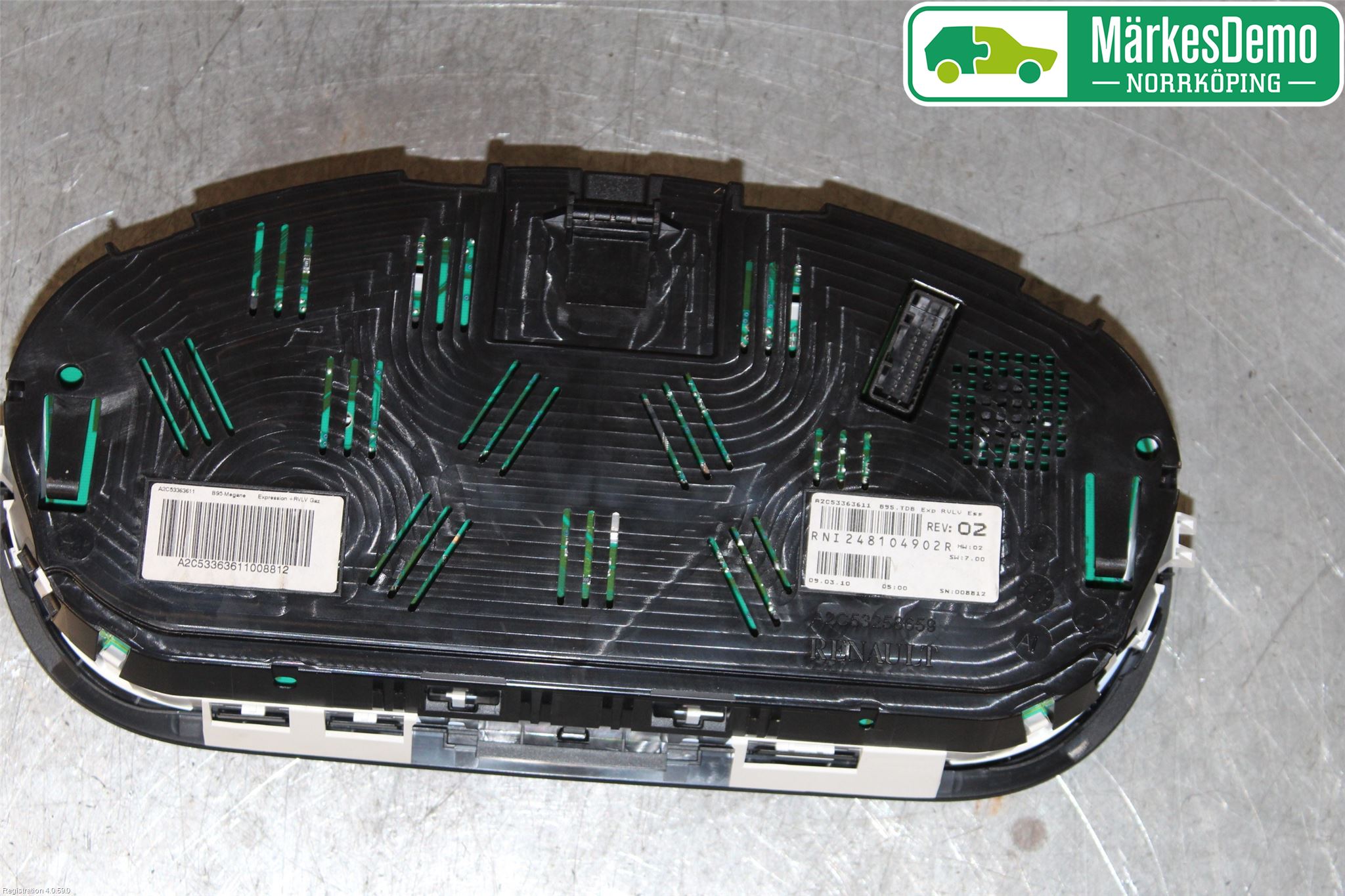 Renault MEGANE III 09-15 Instrument Komb