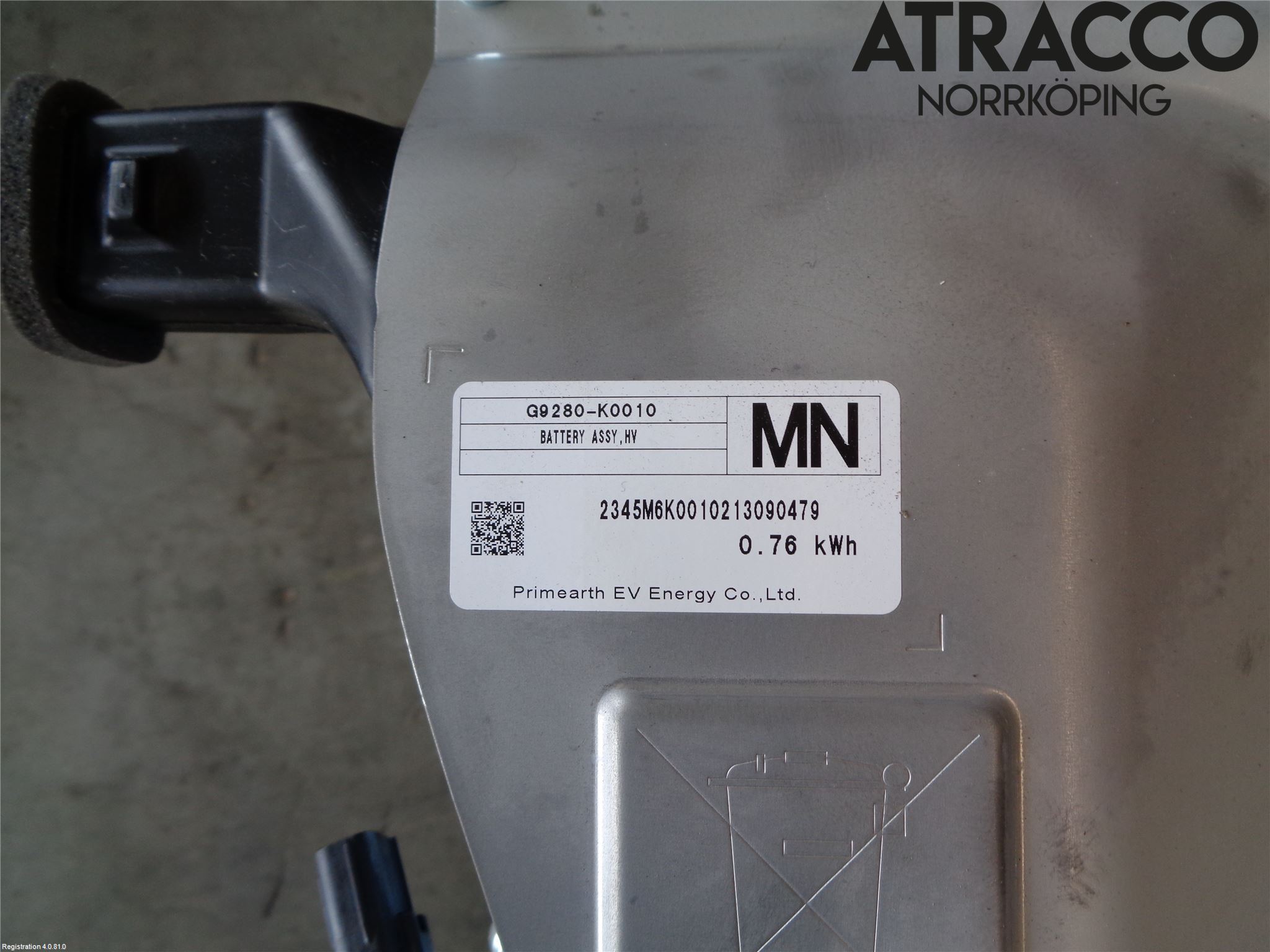 Toyota YARIS XP21 20- Batteri Högspänning