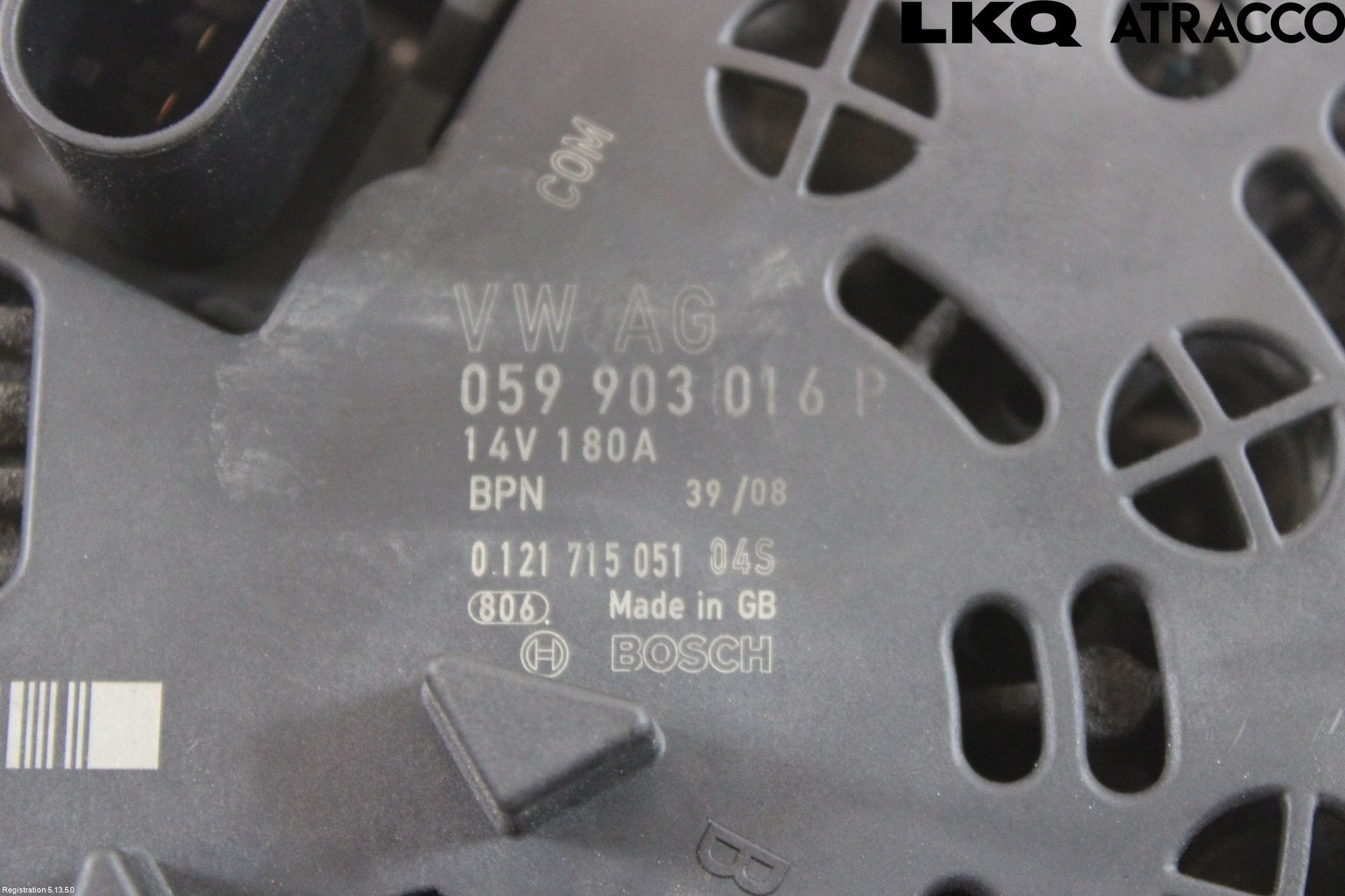 Audi A6/S6     05-11 Generator