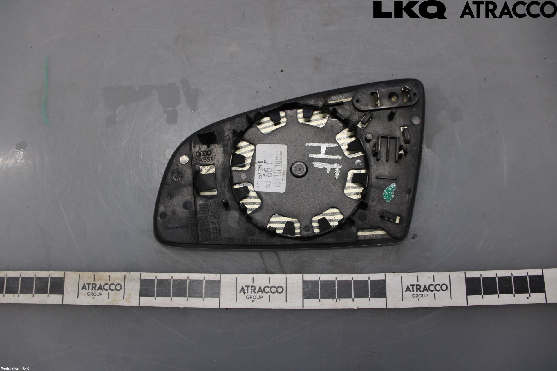 Audi A6/S6     05-11 Spegelglas Hö