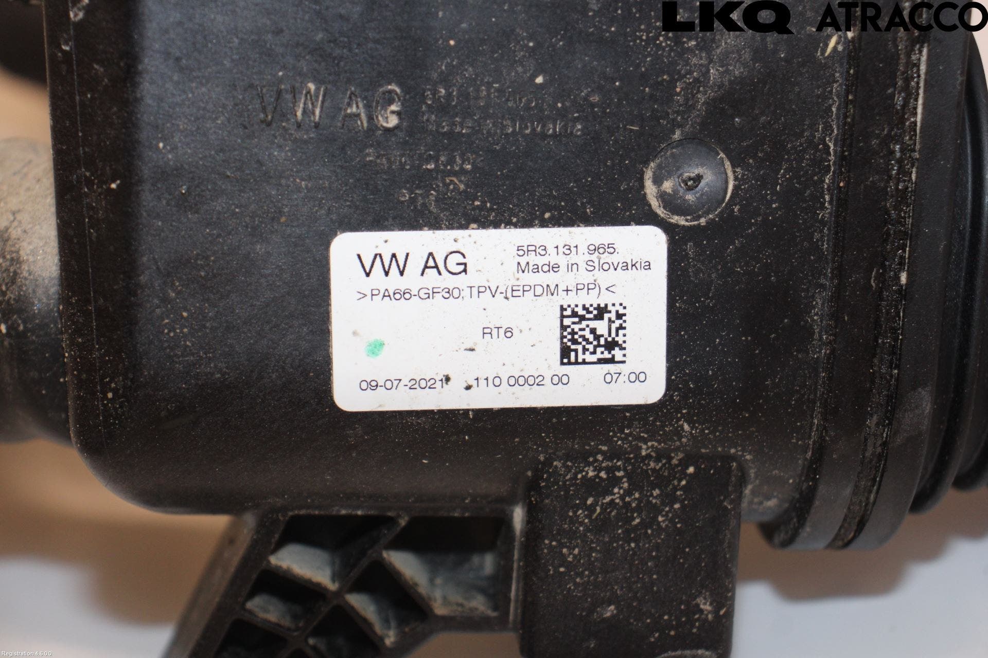 Volkswagen VW CADDY 21- Bränslepåfyllnrör-Slang