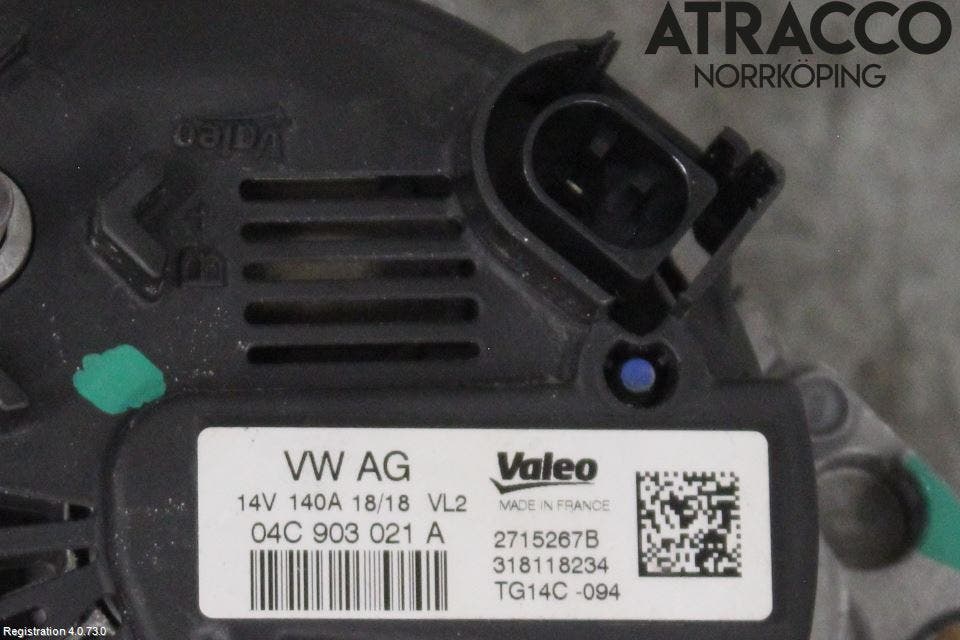 Volkswagen VW GOLF / E-GOLF VII 13-20 Generator